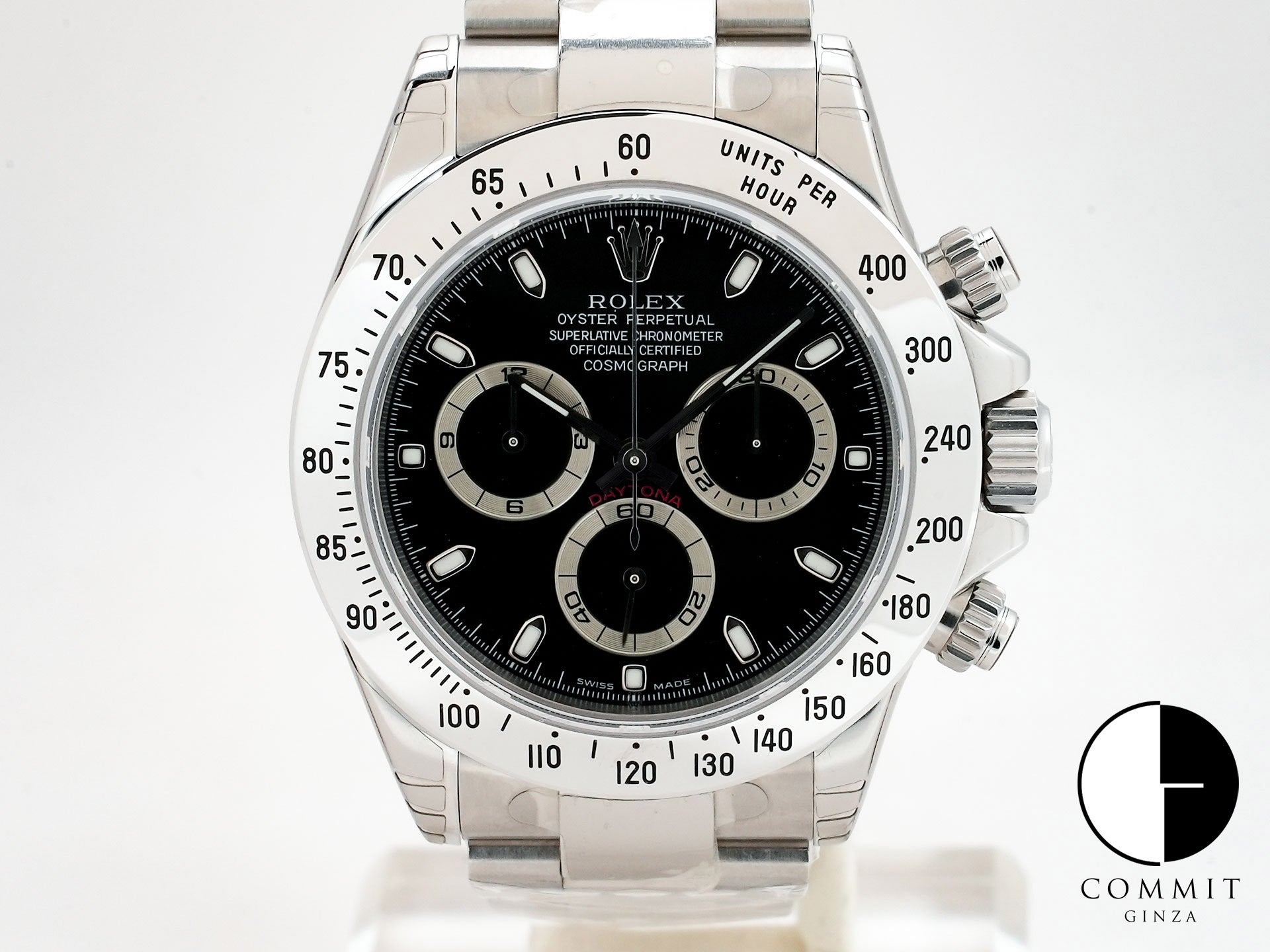ロレックス デイトナ Ref.116520 ステンレススチール ブラック文字盤 デッドストック qng7nqo5