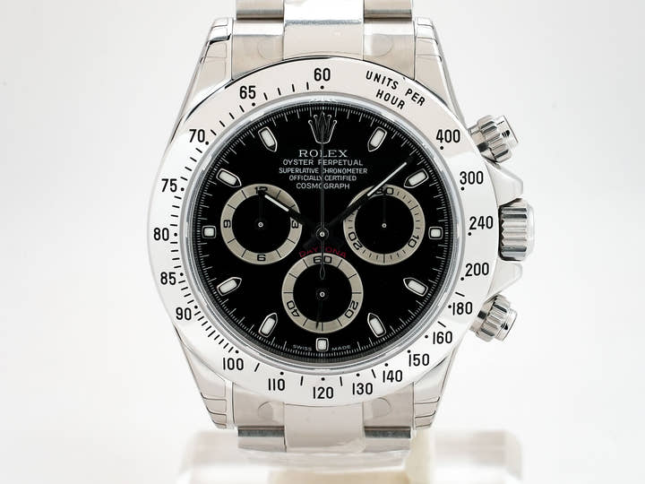 Rolex Daytona Ref. 116520 Stainless Steel Black Dial Deadstock qng7nqo5