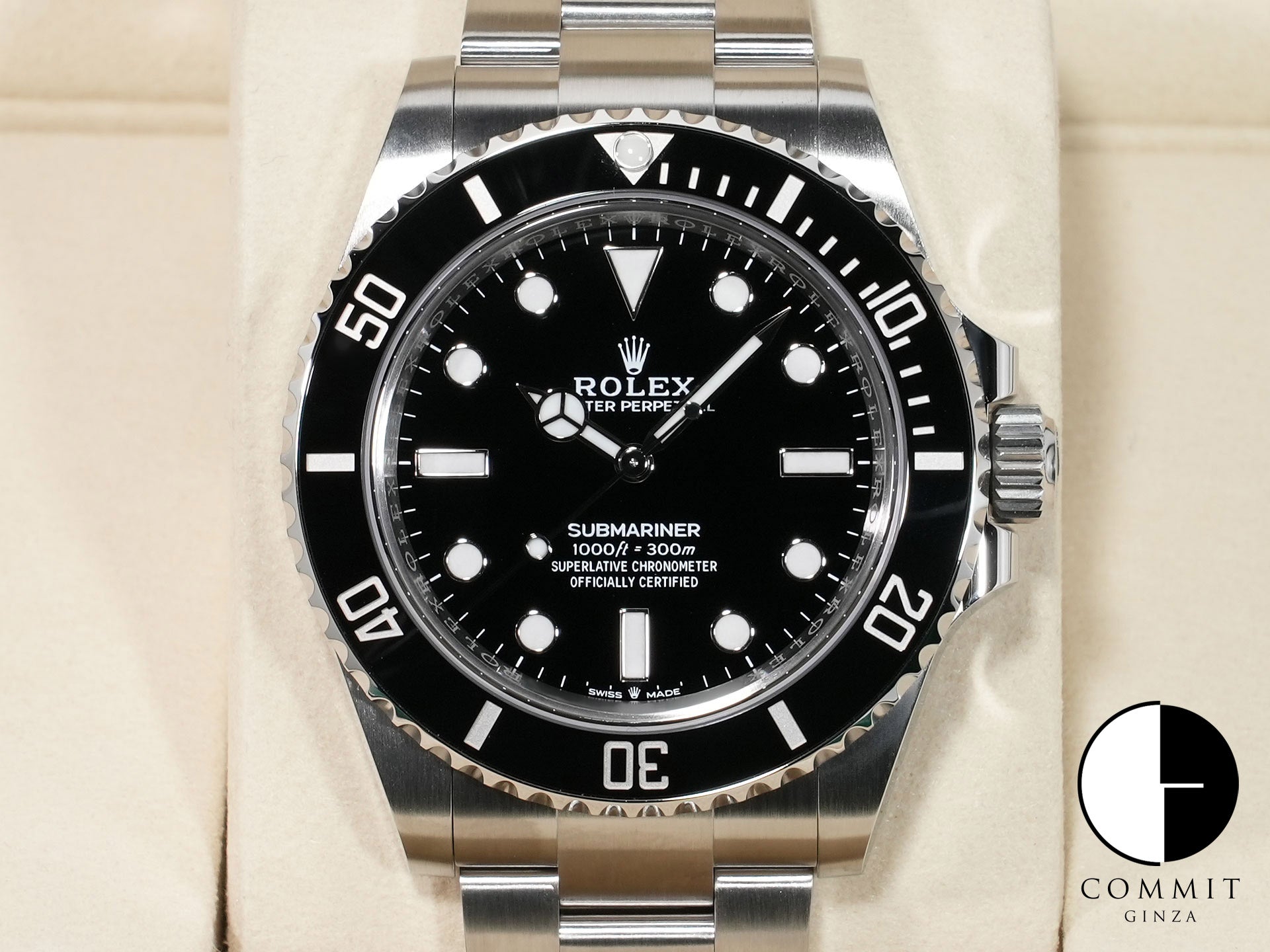ロレックス サブマリーナー ノンデイト Ref.124060 ステンレススチール ブラック文字盤 未使用 ucdv2st3