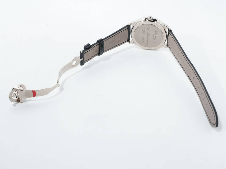パテックフィリップ コンプリケーション ワールドタイム ムーンフェイズ Ref.5575G-001 ホワイトゴールド ブラック文字盤 未使用 bpz635oi