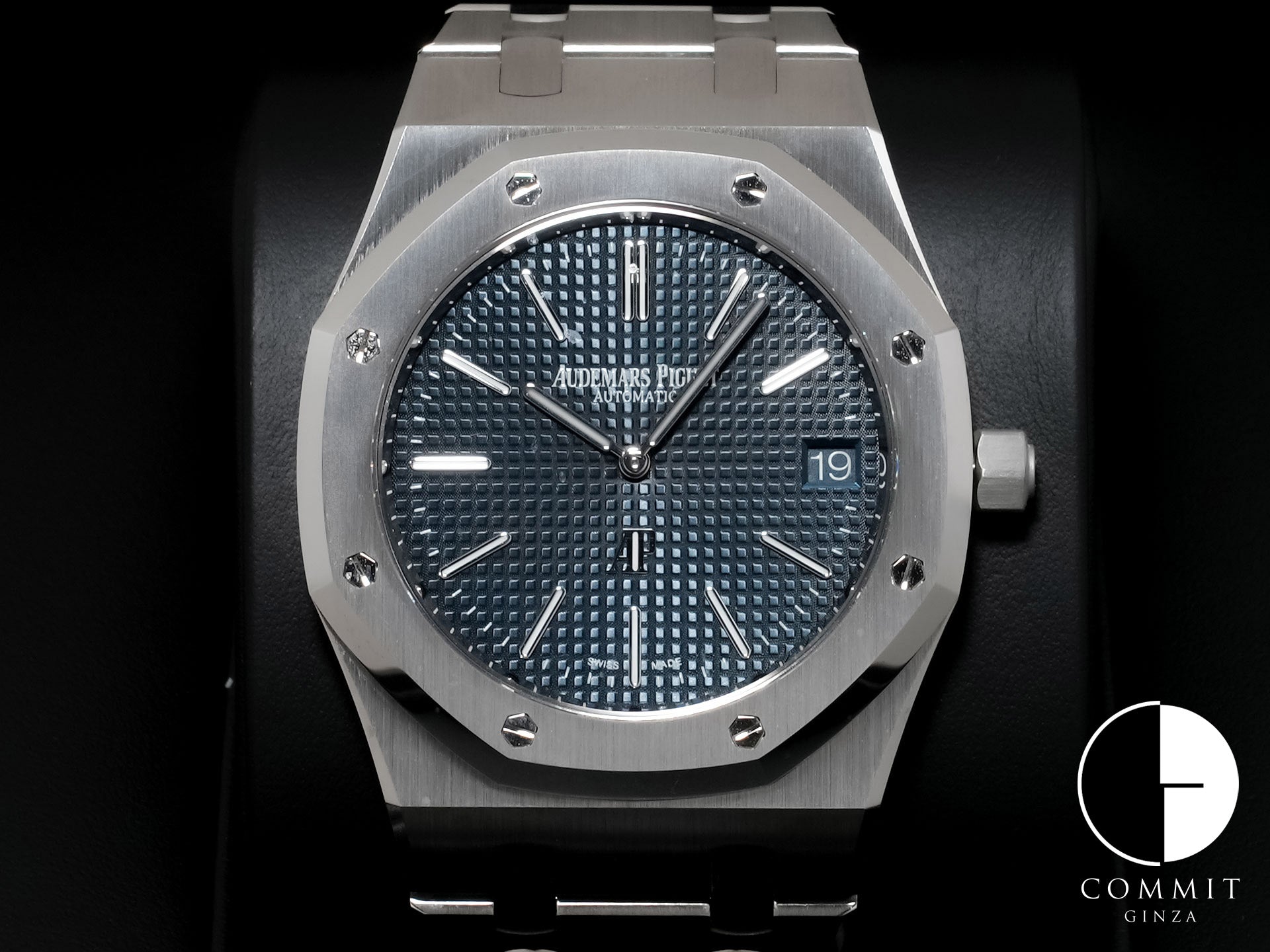 オーデマピゲ ロイヤルオーク ジャンボ エクストラ シン Ref.16202ST.OO.1240ST.02 ステンレススチール ナイトブルー文字盤 未使用 zm8rrvbg