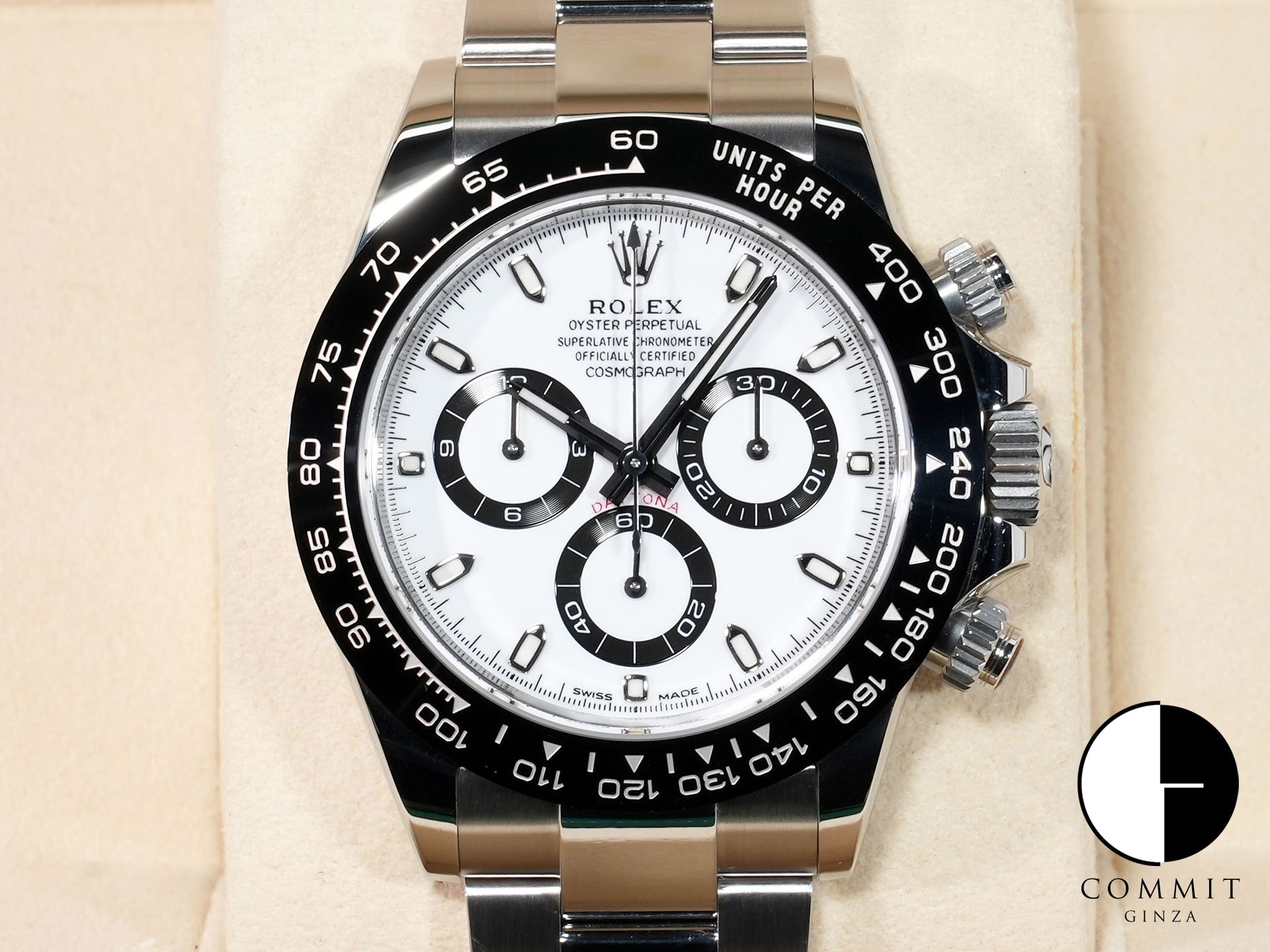 ロレックス デイトナ Ref.116500LN ステンレススチール ホワイト文字盤 美中古 jwn9vyuf