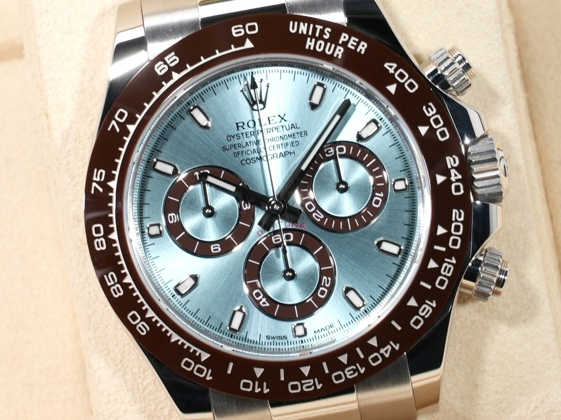 Rolex Daytona Ref. 116506 Platinum Ice Blue Dial Excellent Used Condition x6nc4ab8