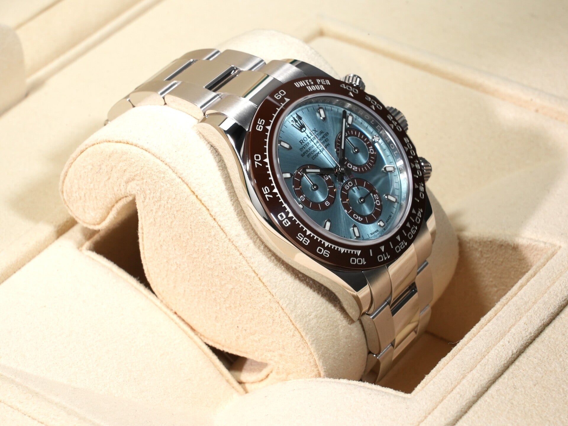 Rolex Daytona Ref. 116506 Platinum Ice Blue Dial Excellent Used Condition x6nc4ab8