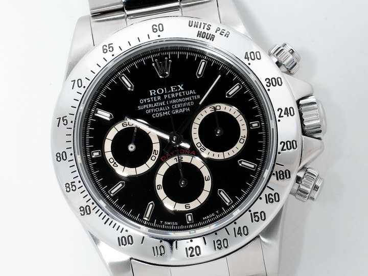 ROLEX Daytona El Primero Ref. 16520 Stainless Steel Black Dial Used 2dqzpdbi