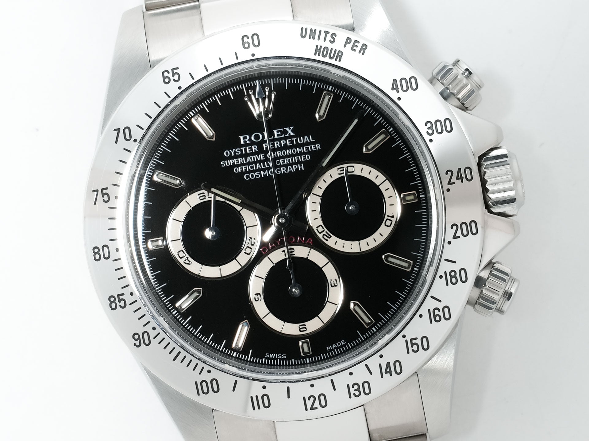 Rolex Daytona El Primero Ref. 16520 Stainless Steel Black Dial Used b9czn8e4
