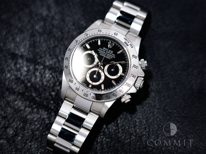 Rolex Daytona El Primero Ref. 16520 Stainless Steel Black Dial Used b9czn8e4