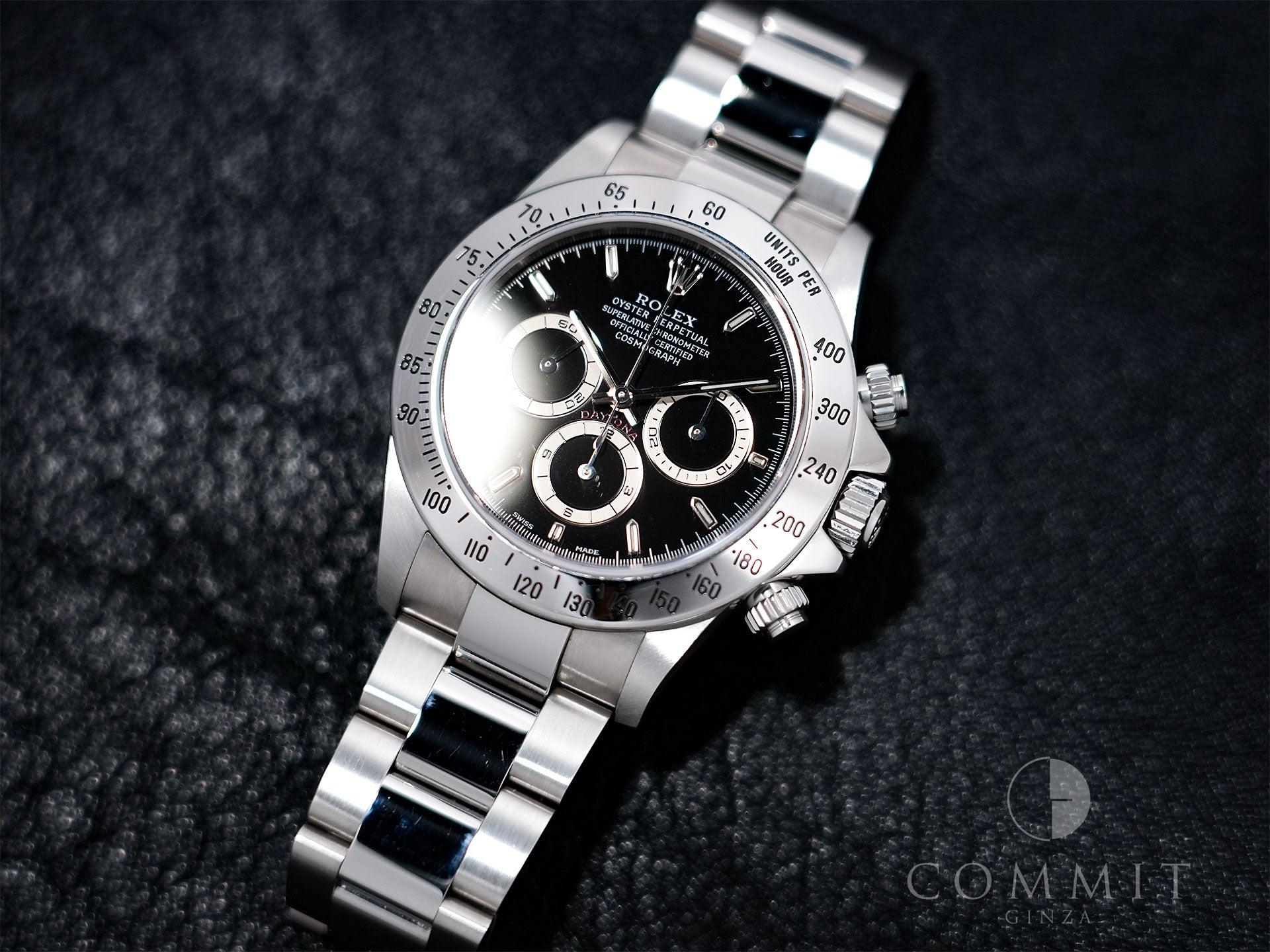 Rolex Daytona El Primero Ref. 16520 Stainless Steel Black Dial Used b9czn8e4