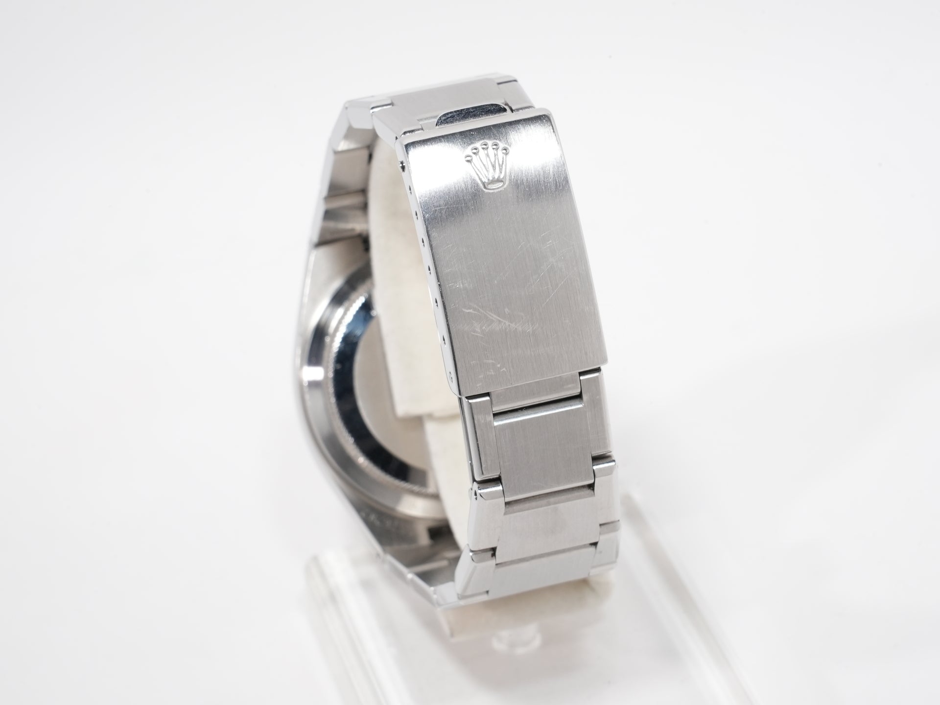 ロレックス デイトジャスト オイスタークォーツ Ref.17000 ステンレススチール ブラック文字盤 オイスターブレスレット 中古 efqa8wce