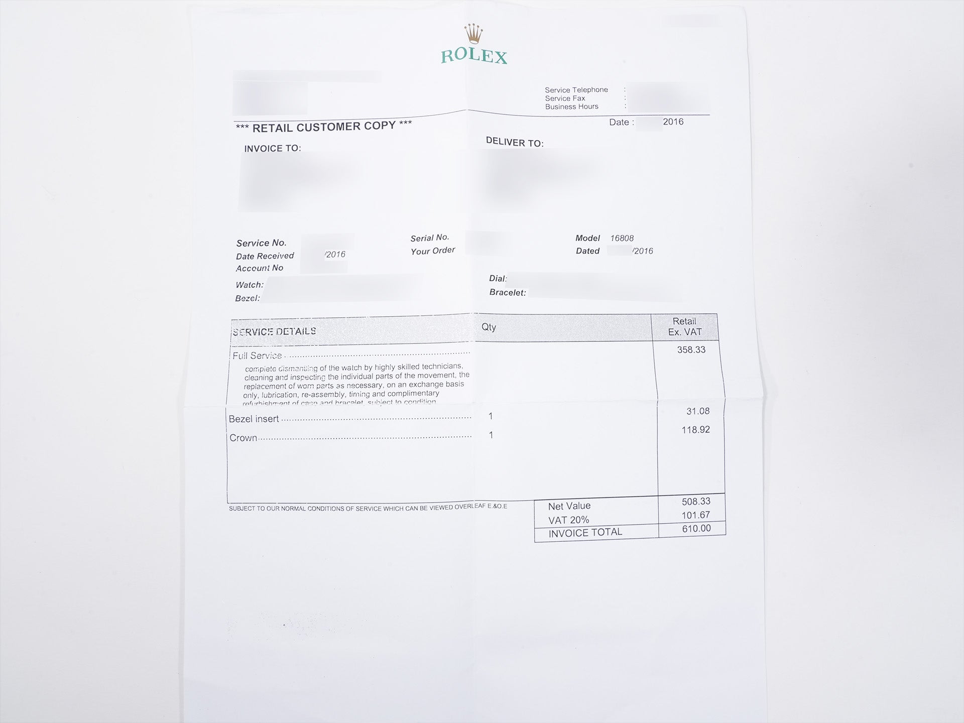 ロレックス サブマリーナー デイト Ref.16808 イエローゴールド ブラック文字盤 中古 snvdbvfc