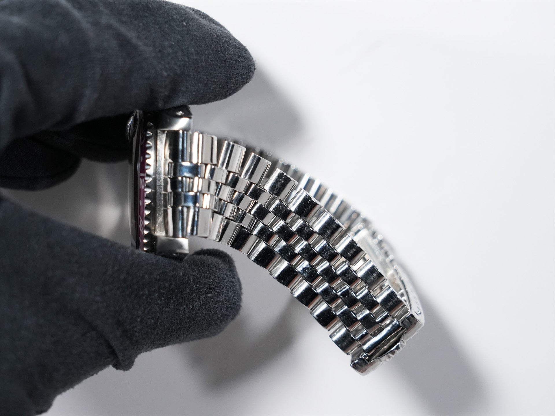 ロレックス GMTマスター Ref.1675 ステンレススチール ブラック文字盤 ジュビリーブレスレット 中古 yvpbvkoi