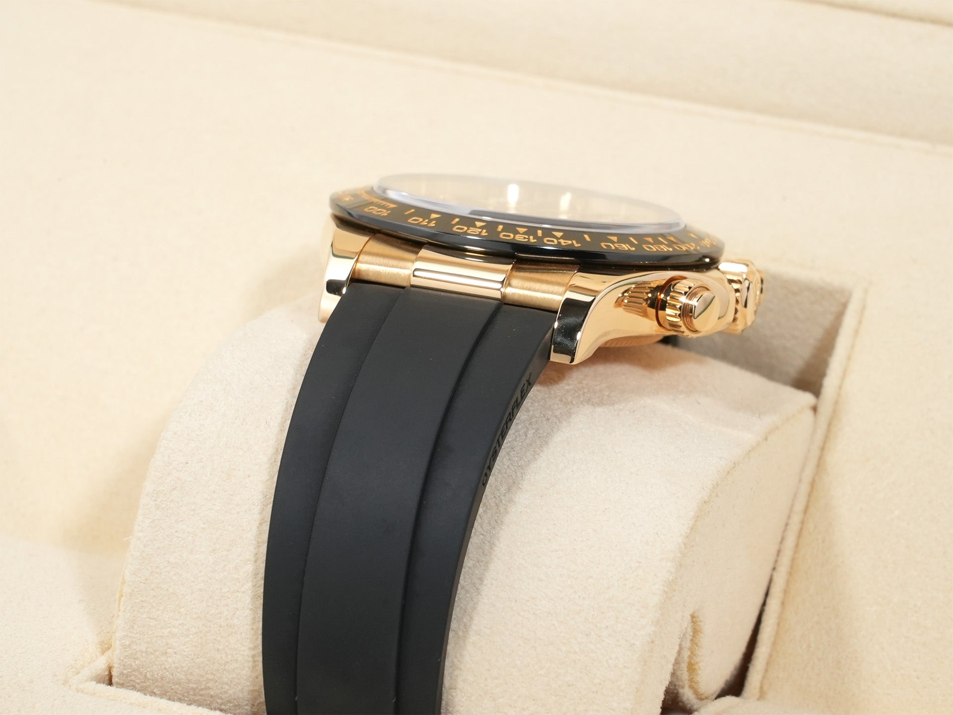 ロレックス デイトナ Ref.116518LN イエローゴールド ブラックx8Pダイヤ文字盤 美中古 wk4usgo7