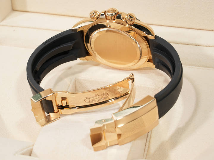 ロレックス デイトナ Ref.116518LN イエローゴールド ブラックx8Pダイヤ文字盤 美中古 wk4usgo7