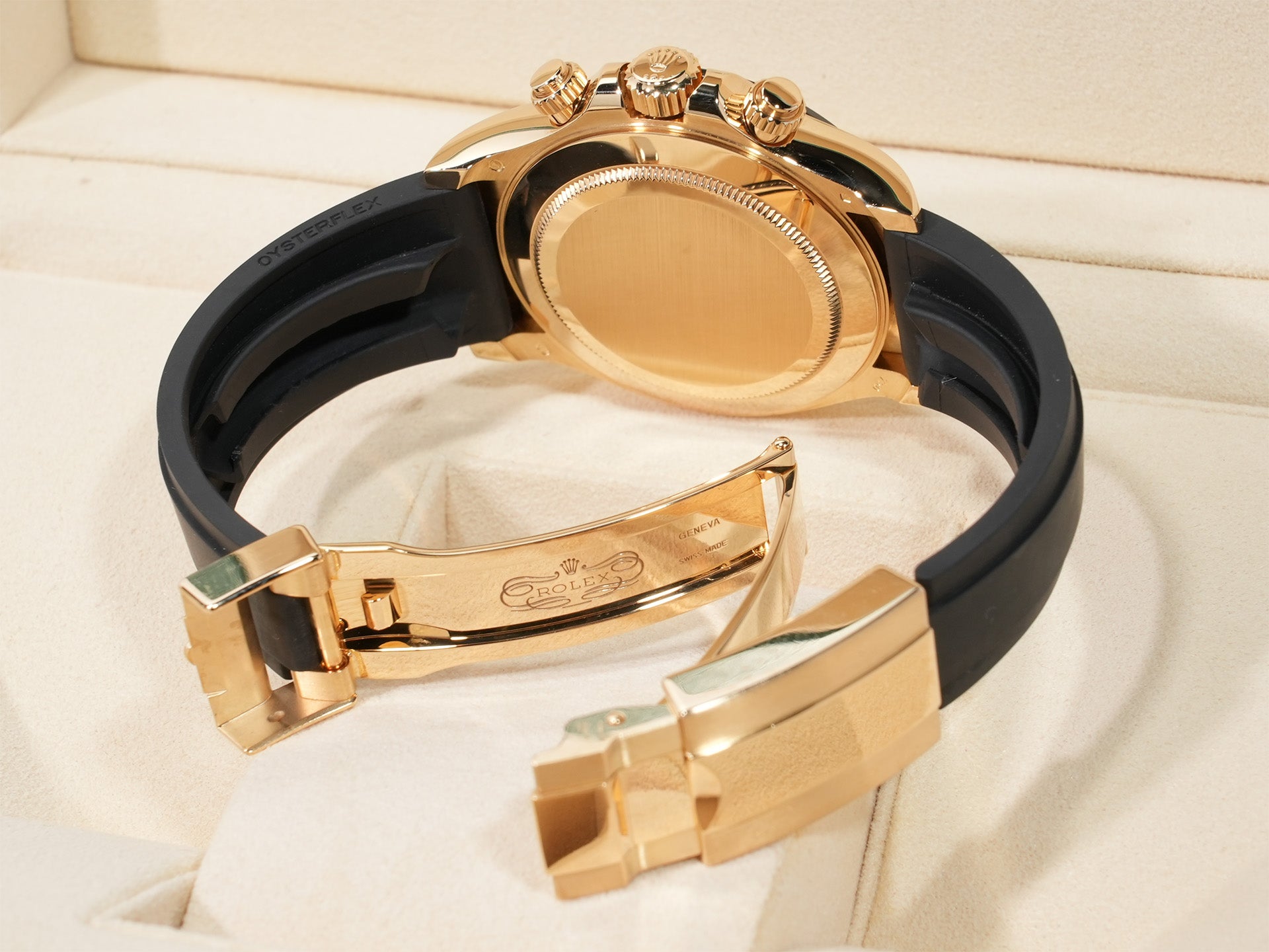 ロレックス デイトナ Ref.116518LN イエローゴールド ブラックx8Pダイヤ文字盤 美中古 wk4usgo7