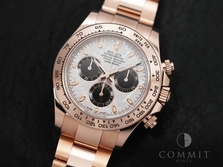 ロレックス デイトナ Ref.116505 エバーローズゴールド メテオライト文字盤 美中古 5mcjw93v