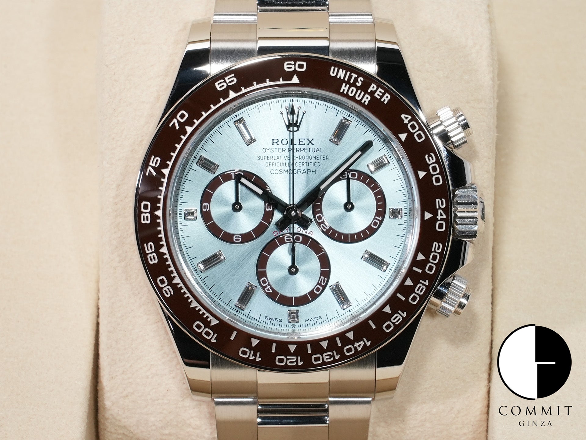 ロレックス デイトナ Ref.126506A プラチナ アイスブルーx11Pダイヤ文字盤 未使用 efmx6aj9