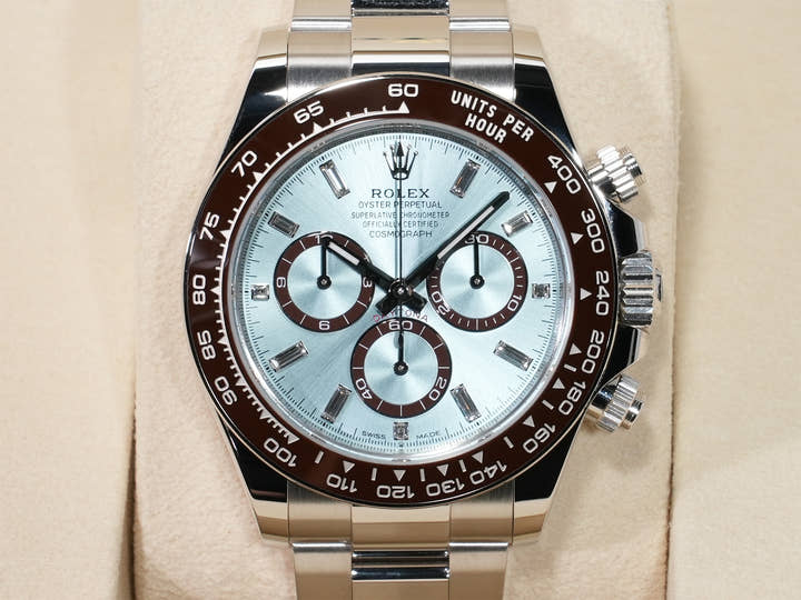 ロレックス デイトナ Ref.126506A プラチナ アイスブルーx11Pダイヤ文字盤 未使用 efmx6aj9