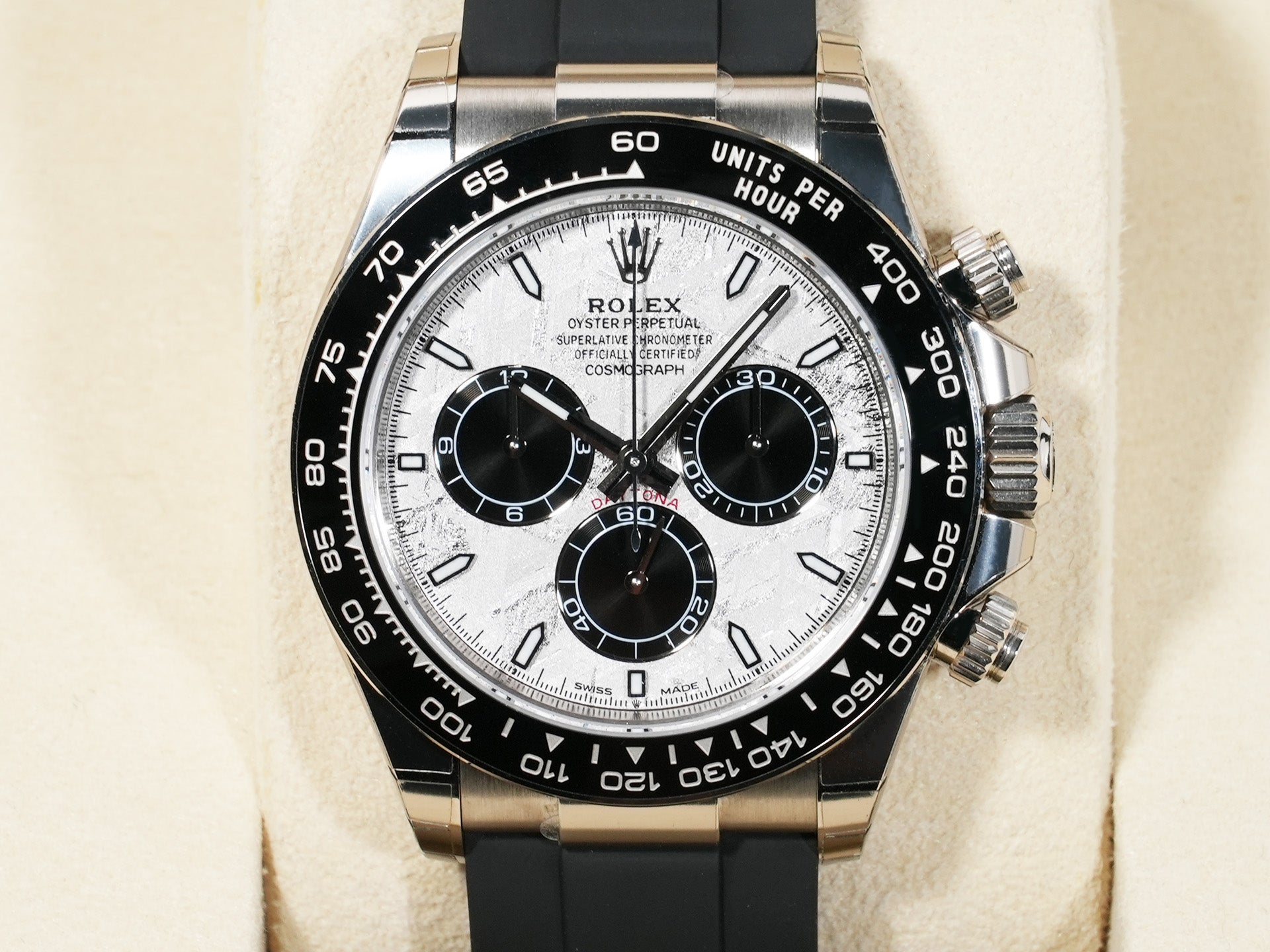 ロレックス デイトナ Ref.126519LN ホワイトゴールド メテオライト文字盤 未使用 7byyjqva