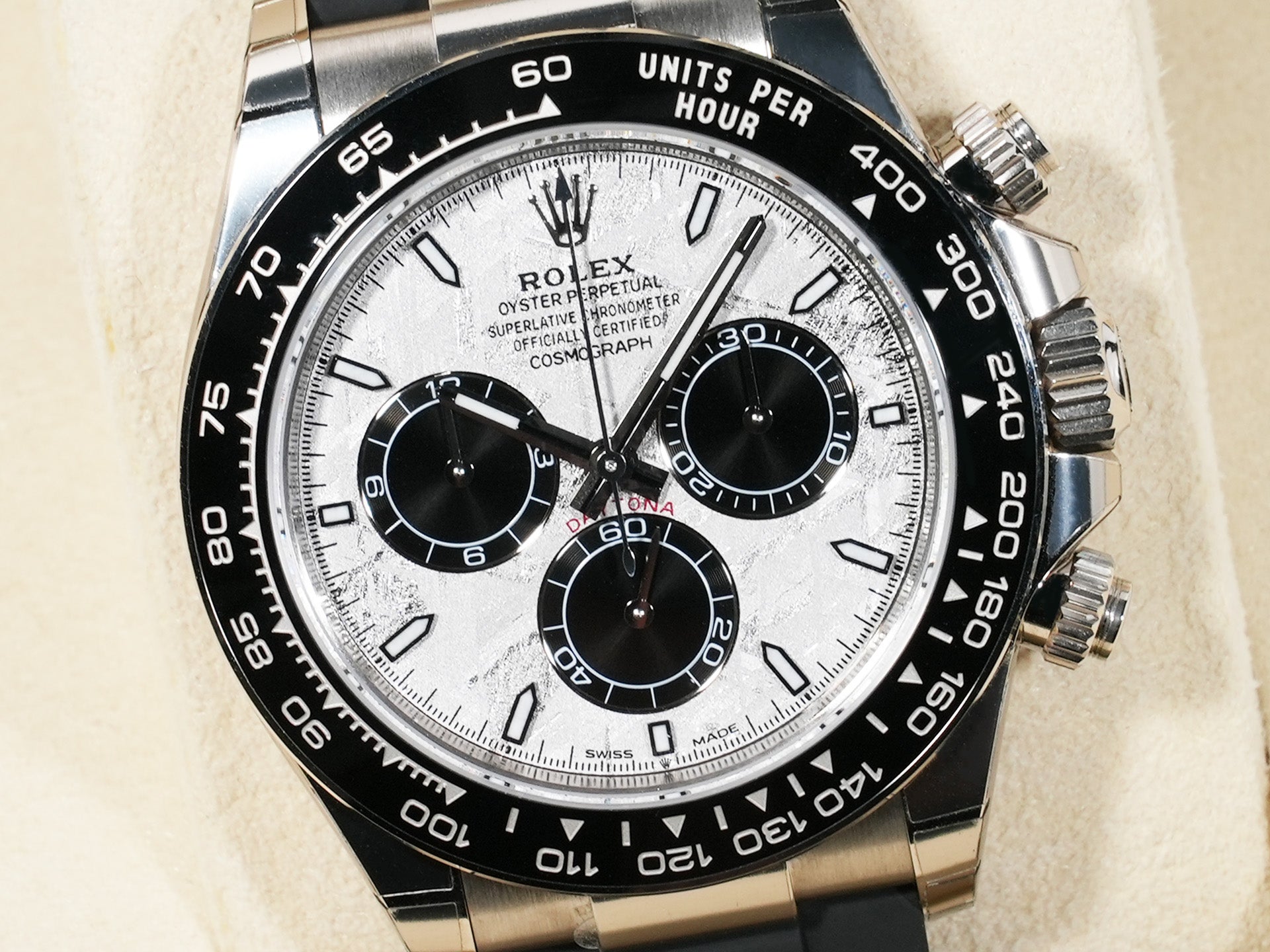 ロレックス デイトナ Ref.126519LN ホワイトゴールド メテオライト文字盤 未使用 7byyjqva