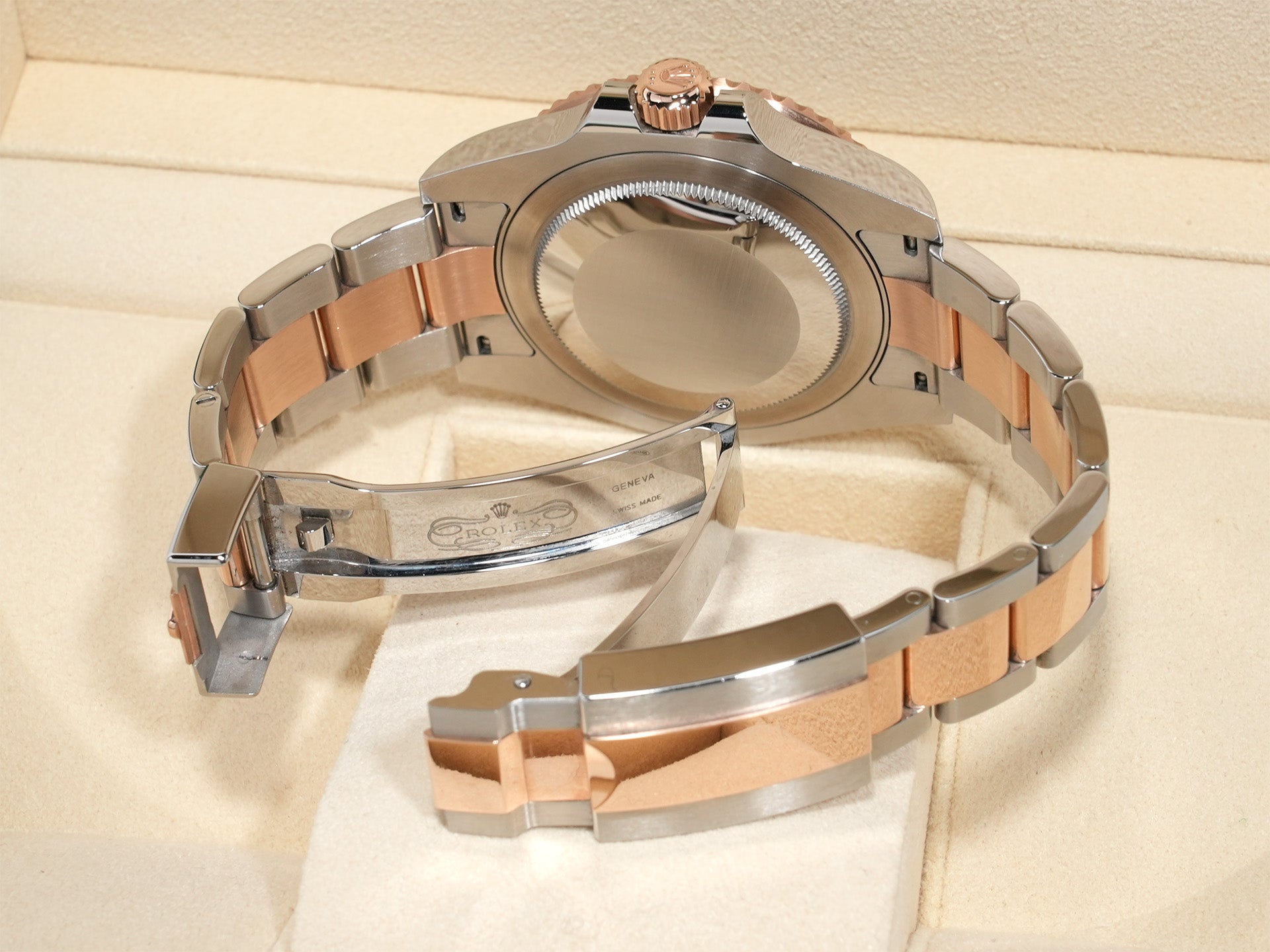 ロレックス GMTマスターII Ref.126711CHNR ステンレススチール/エバーローズゴールド ブラック文字盤 オイスターブレスレット 中古 o89eosfs