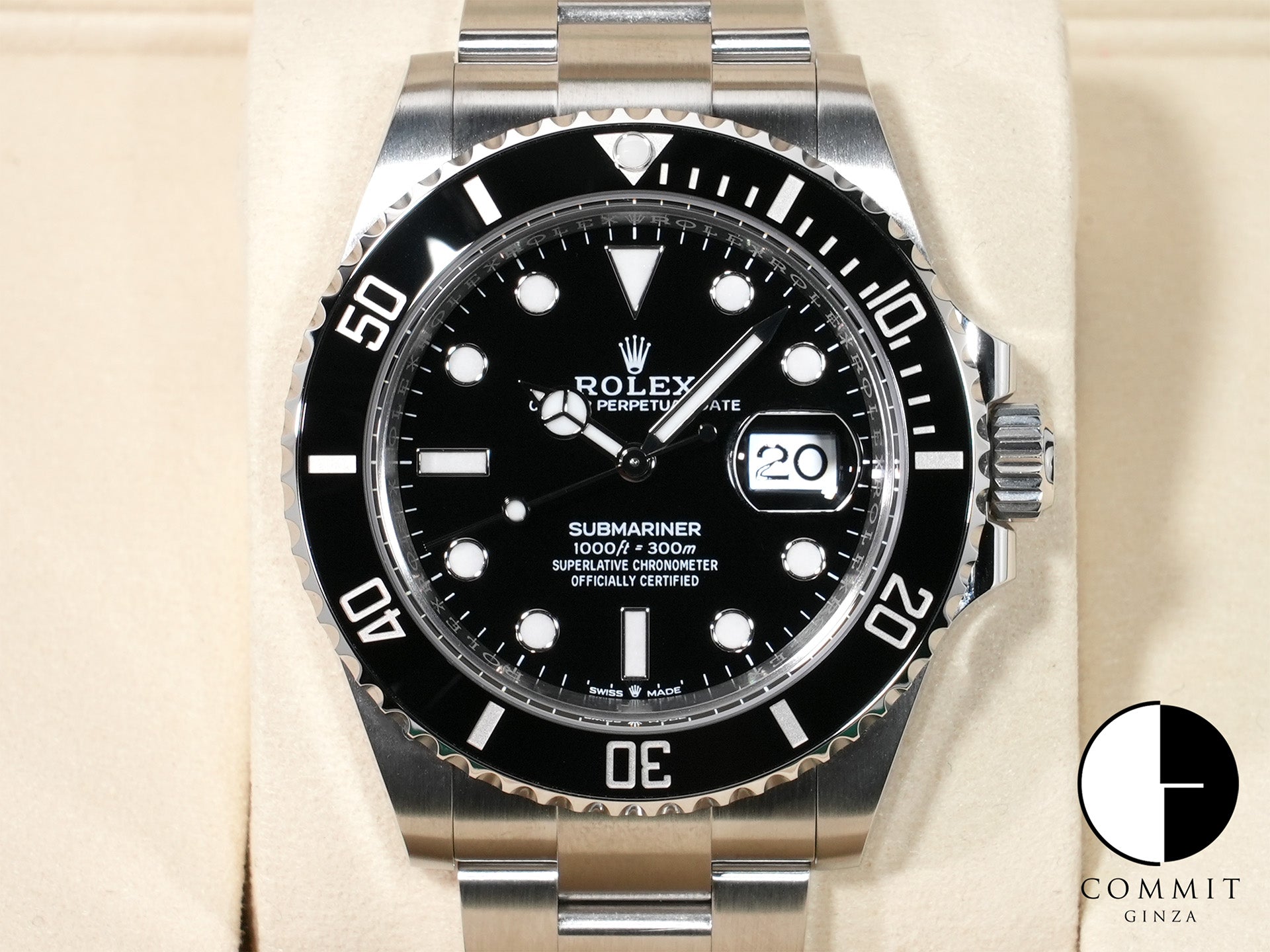 ロレックス サブマリーナー デイト Ref.126610LN ステンレススチール ブラック文字盤 未使用 h66q6tsu