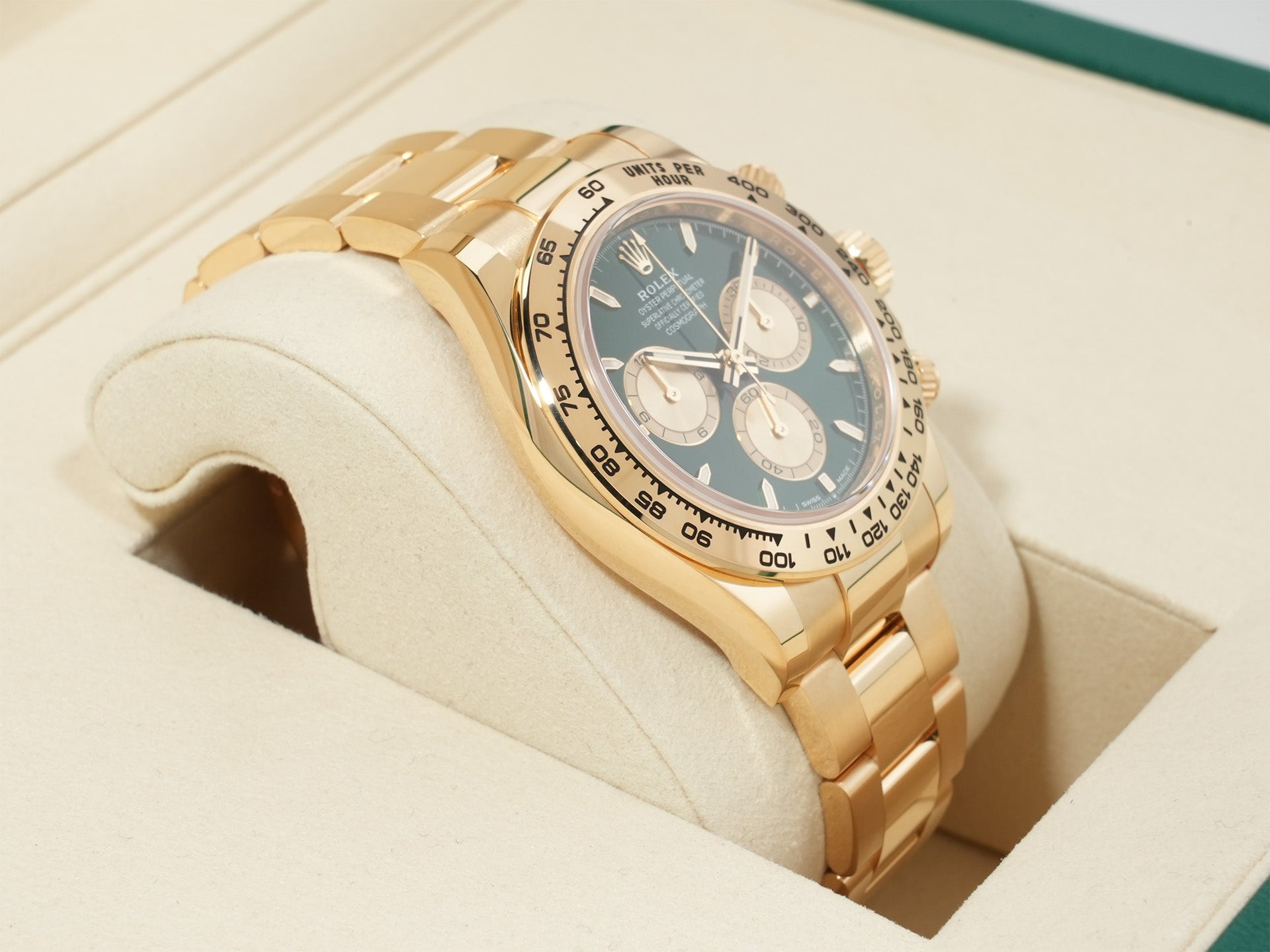ロレックス デイトナ Ref.126508 イエローゴールド グリーン文字盤 未使用 ehzyyjpw