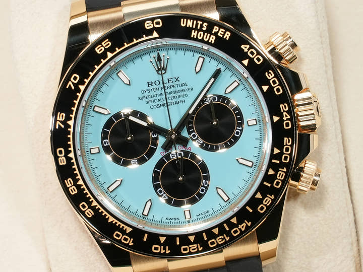 ロレックス デイトナ Ref.126518LN イエローゴールド ターコイズブルー文字盤 未使用 tsi4ogm4