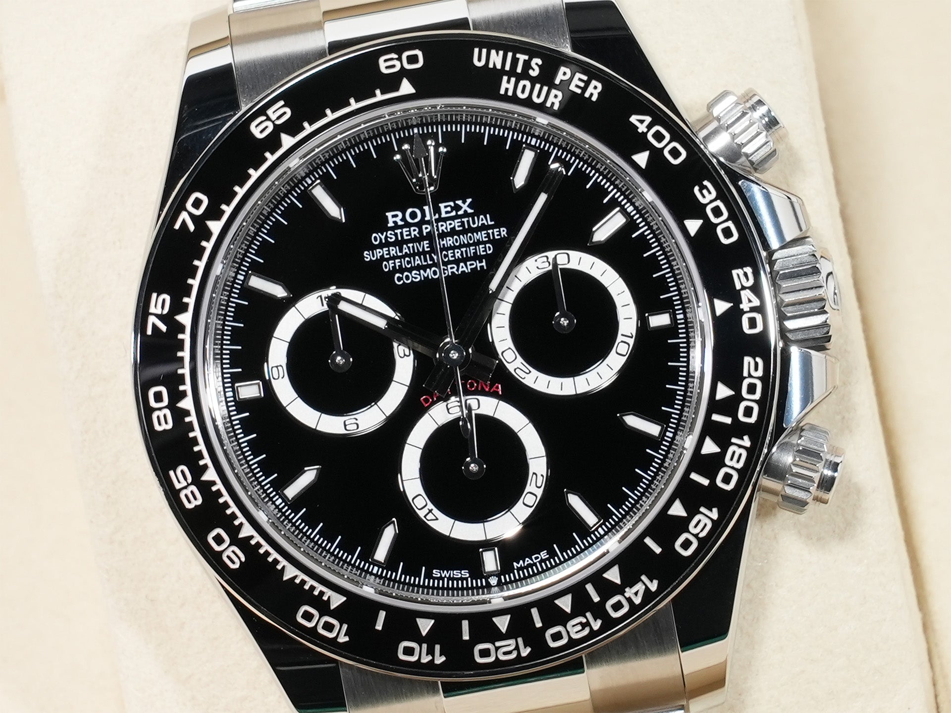 ロレックス デイトナ Ref.126500LN ステンレススチール ブラック文字盤 未使用 uekfttf7