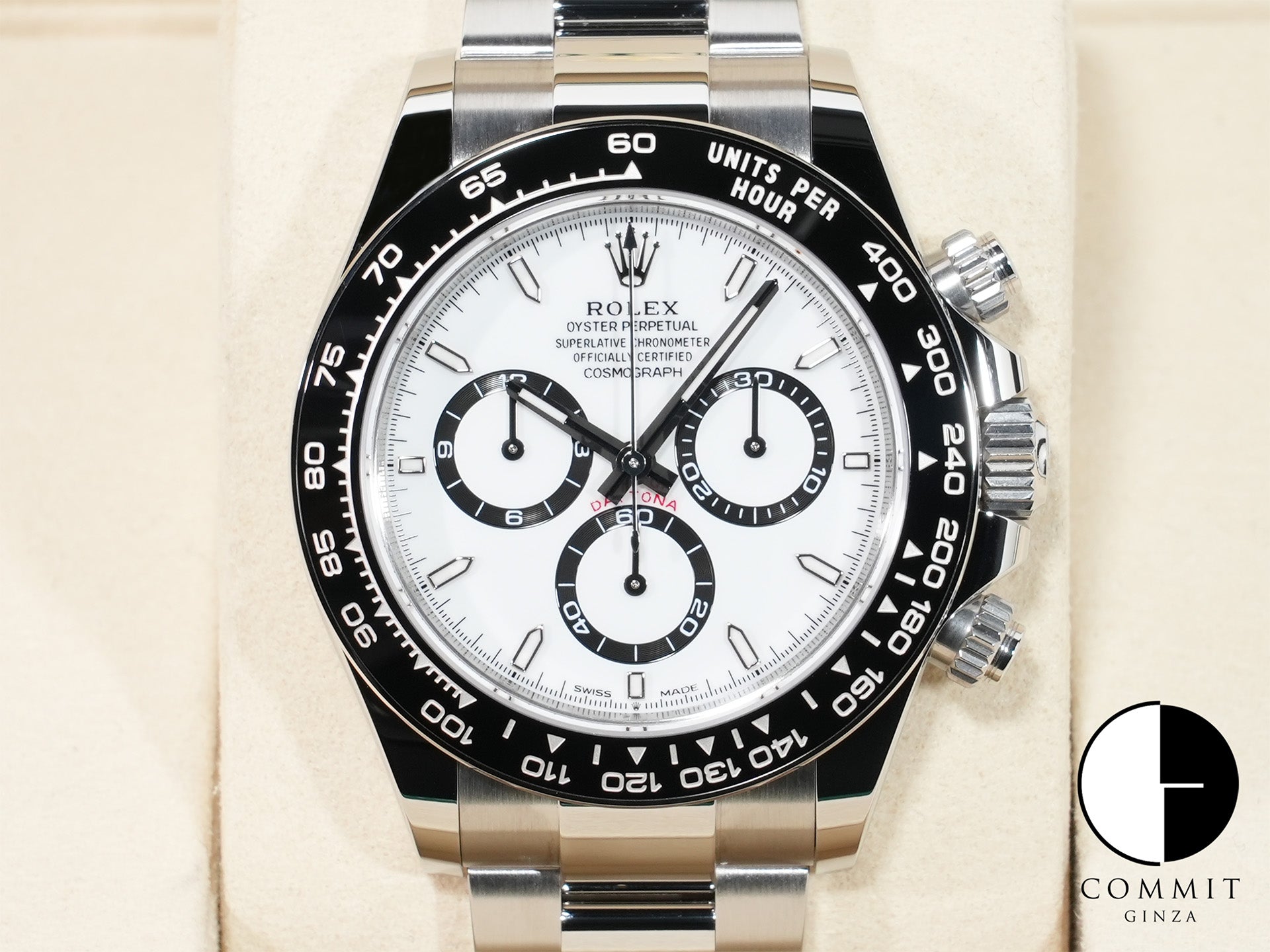 ロレックス デイトナ Ref.126500LN ステンレススチール ホワイト文字盤 未使用 2zfyjcxp