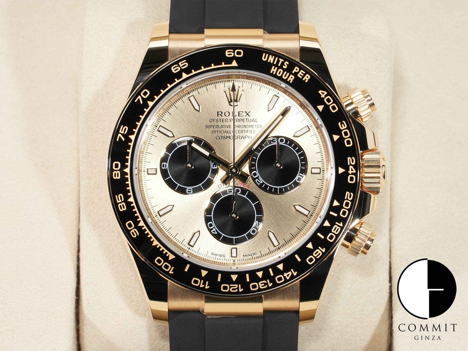 ロレックス デイトナ Ref.126518LN イエローゴールド ゴールデンxブライトブラック文字盤 未使用 d9u4qa8y