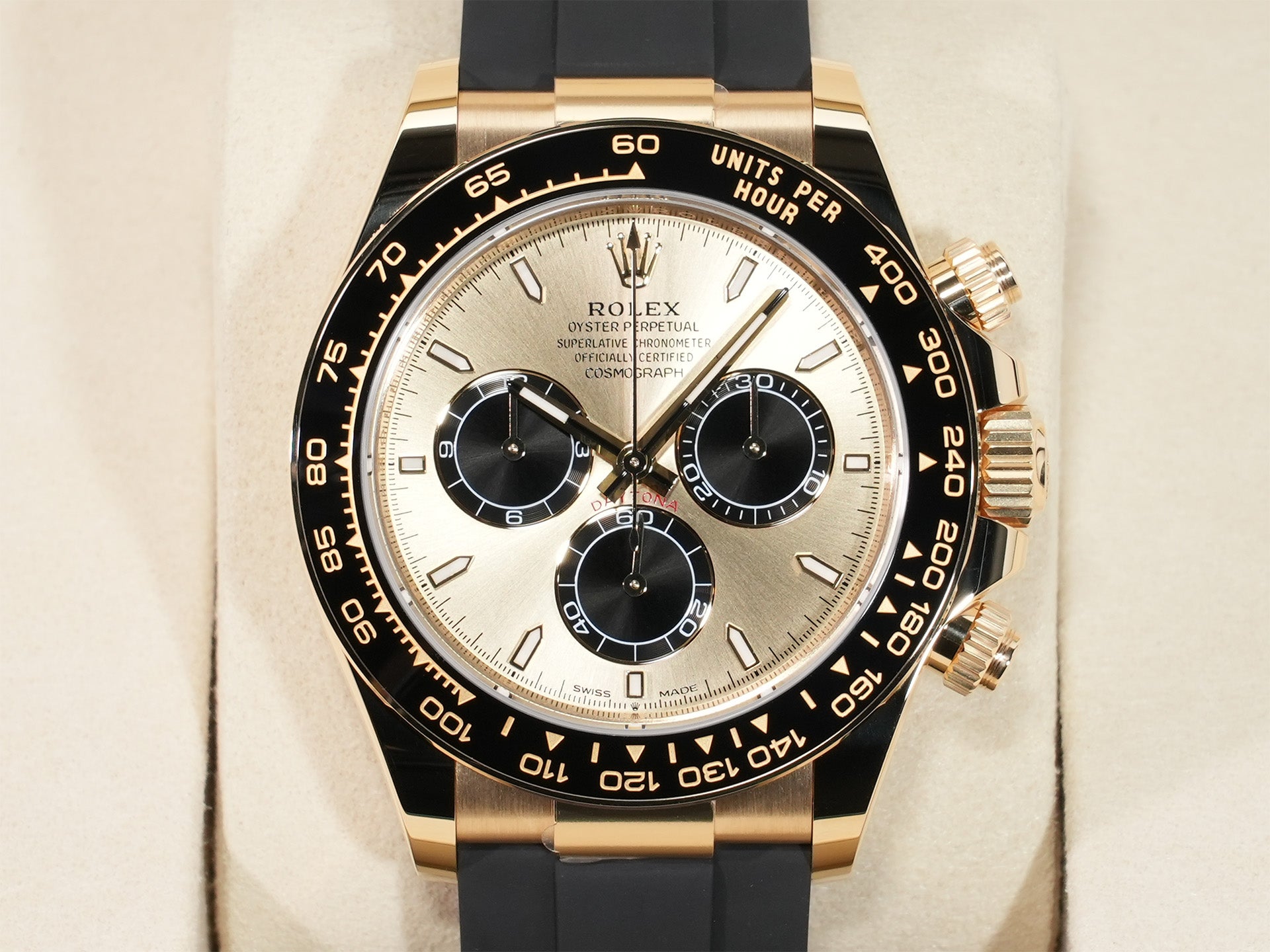 ロレックス デイトナ Ref.126518LN イエローゴールド ゴールデンxブライトブラック文字盤 未使用 d9u4qa8y