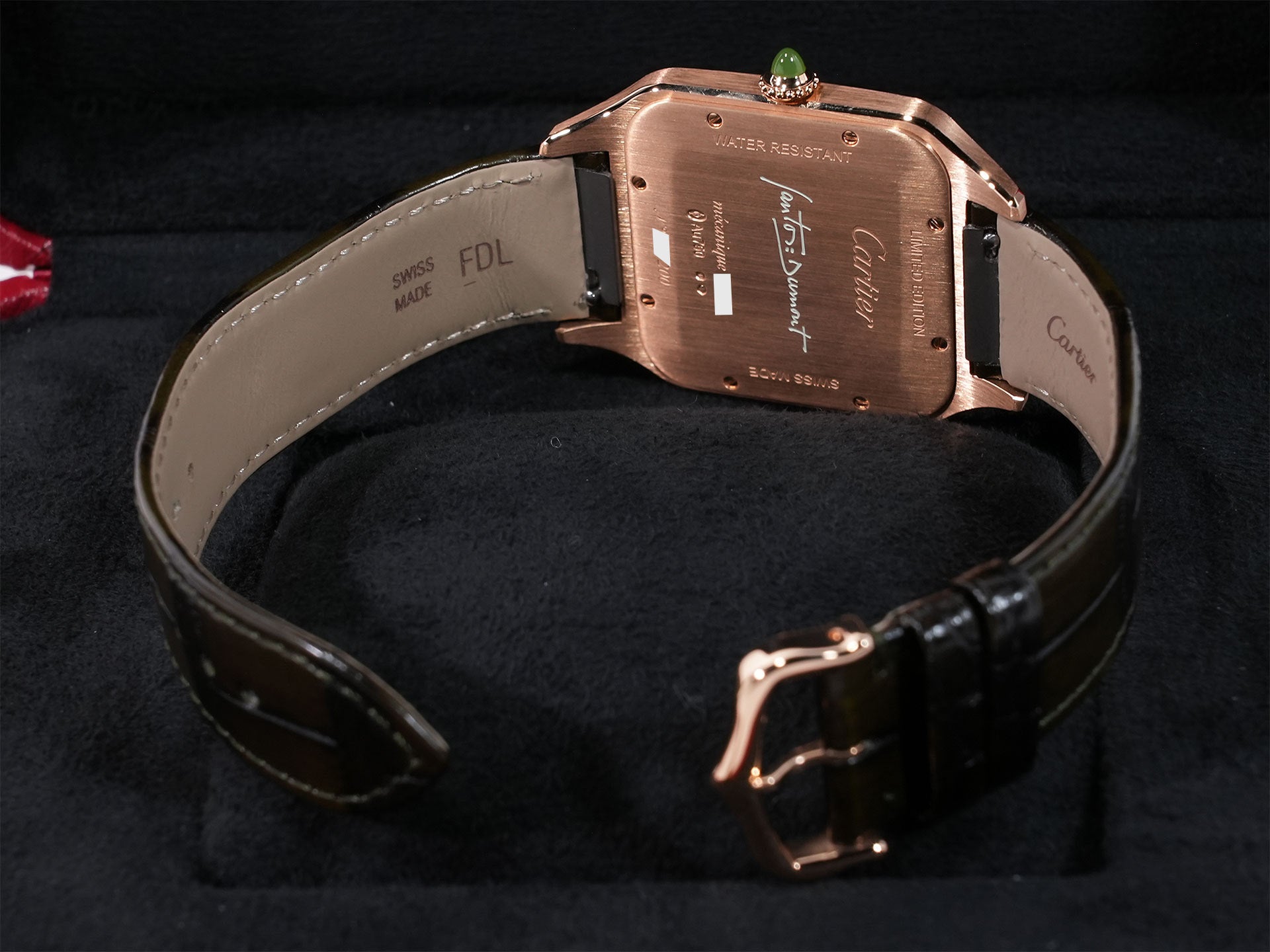 カルティエ サントス デュモン XL Ref.WGSA0083 ピンクゴールド ベージュ文字盤 極美品 pqbqu6vf