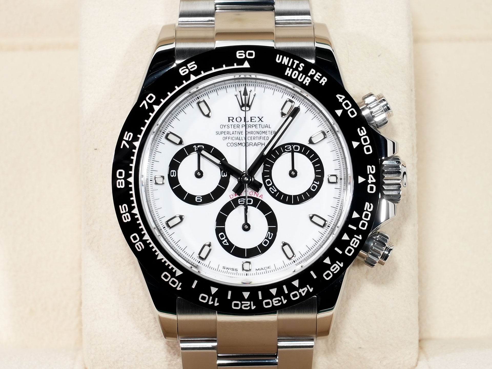 ロレックス デイトナ Ref.116500LN ステンレススチール ホワイト文字盤 美中古 se9f9s89