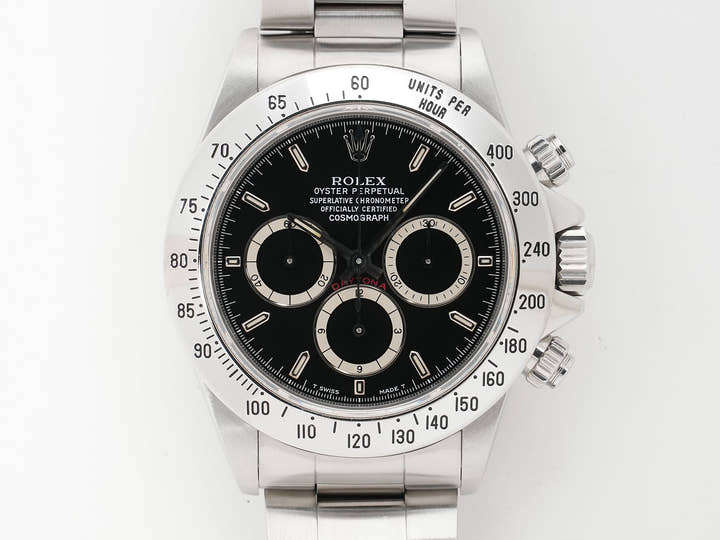 Rolex Daytona El Primero Ref. 16520 Stainless Steel Black Dial Used scx8xmhu