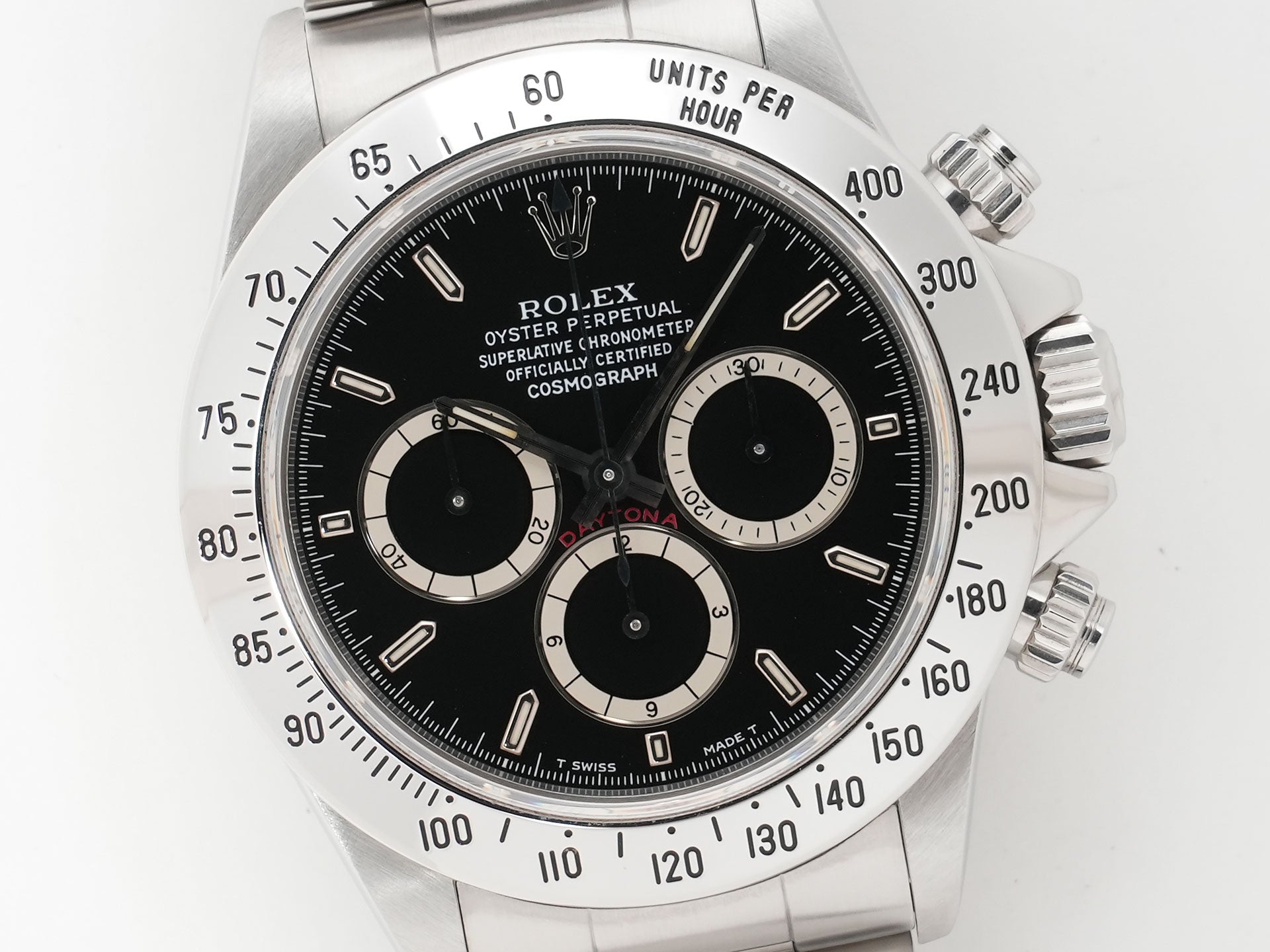 Rolex Daytona El Primero Ref. 16520 Stainless Steel Black Dial Used scx8xmhu