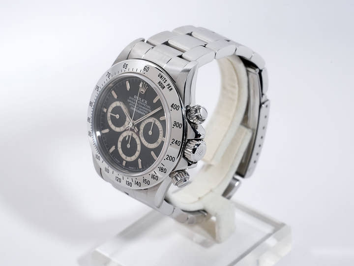 Rolex Daytona El Primero Ref. 16520 Stainless Steel Black Dial Used scx8xmhu