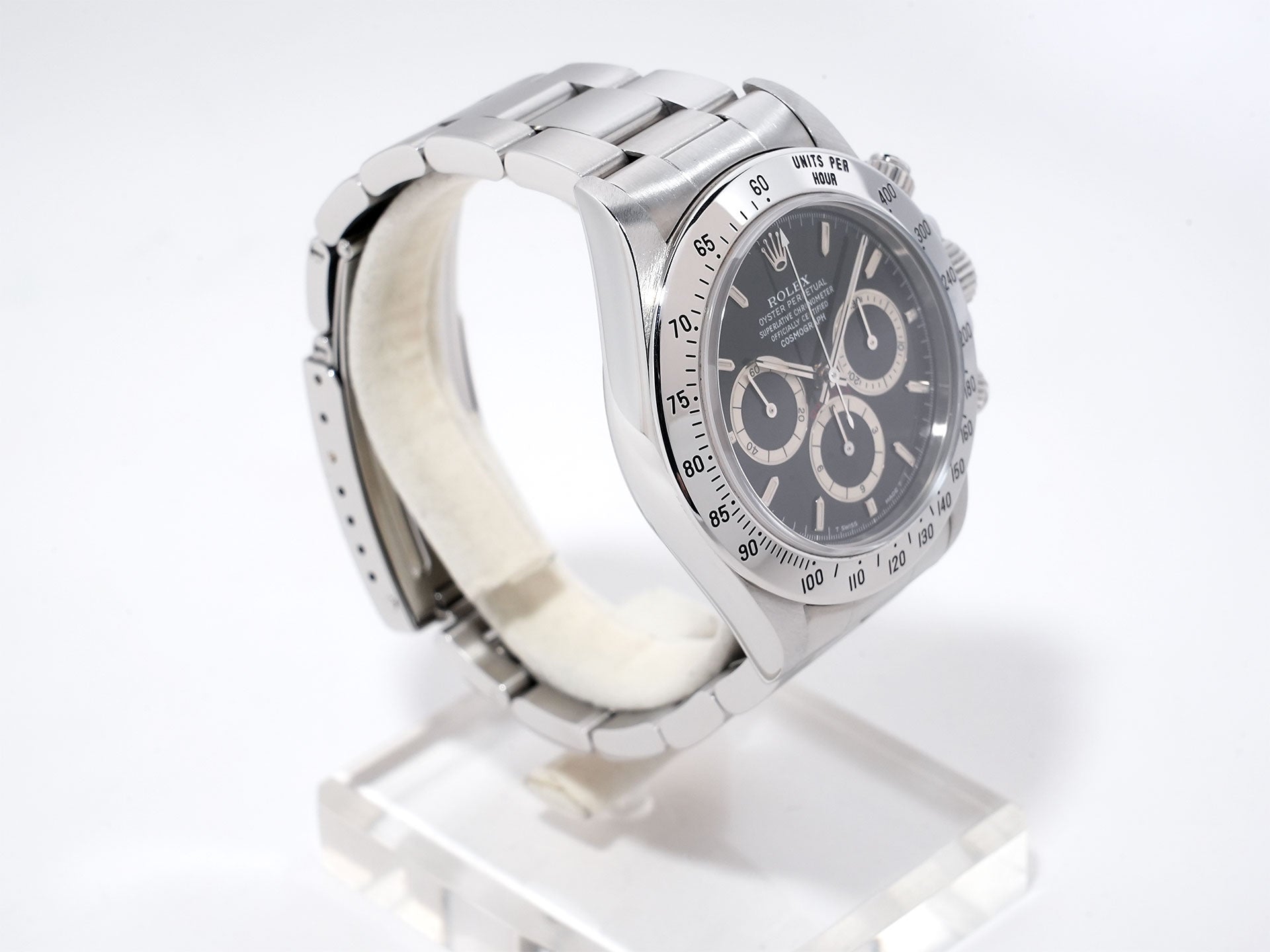 Rolex Daytona El Primero Ref. 16520 Stainless Steel Black Dial Used scx8xmhu