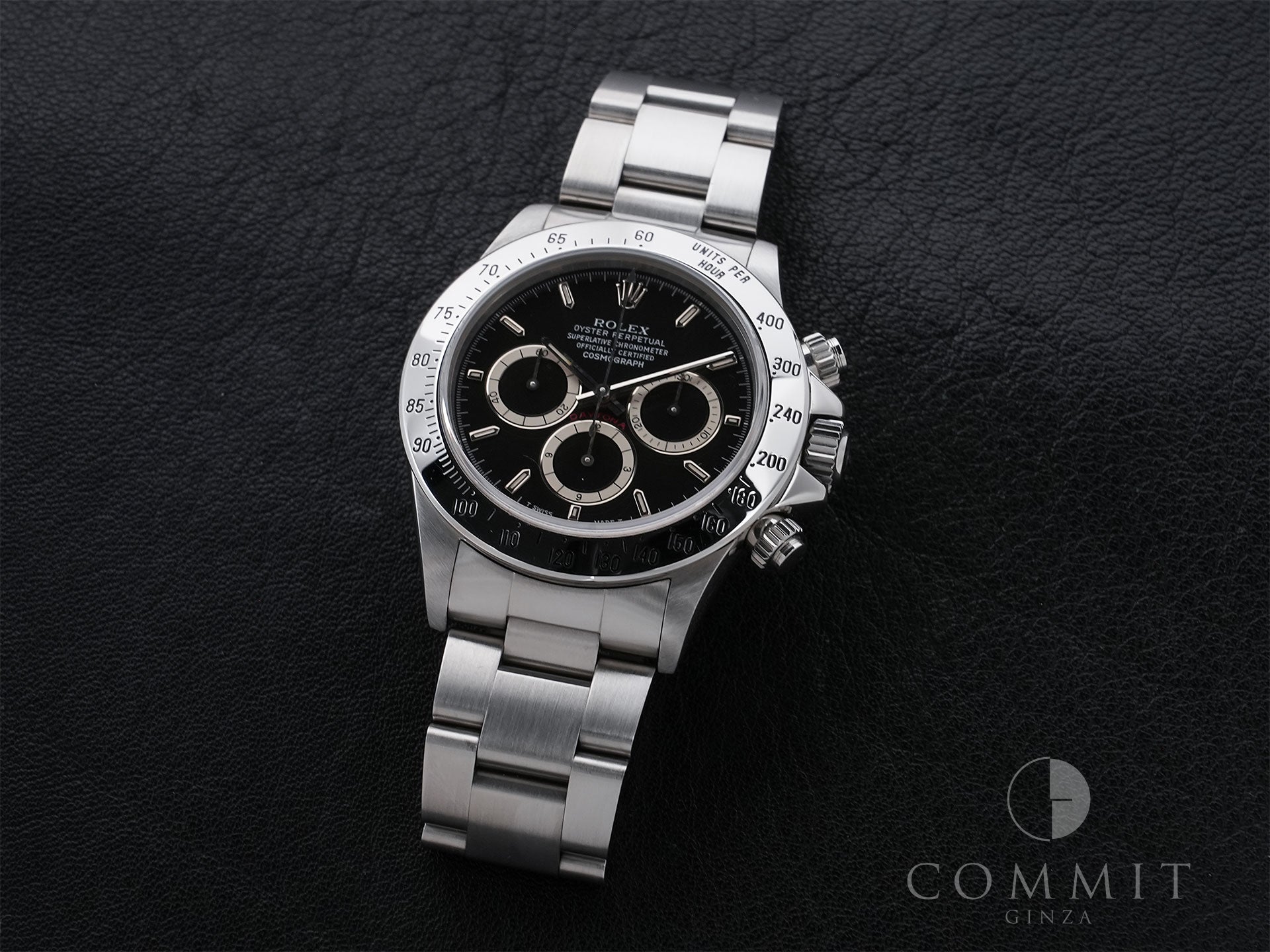 Rolex Daytona El Primero Ref. 16520 Stainless Steel Black Dial Used scx8xmhu