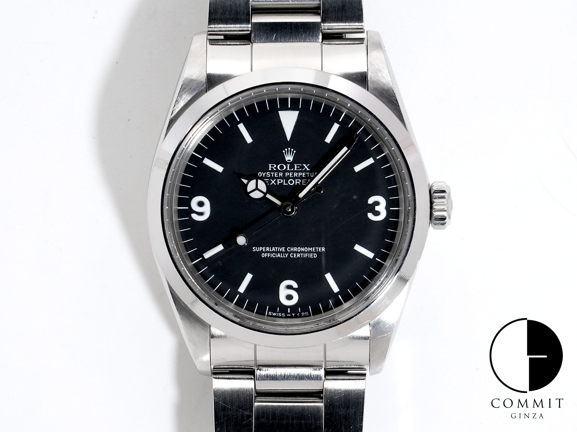 ロレックス エクスプローラーI Ref.1016 ステンレススチール ブラック文字盤 中古 q5q8v6jp