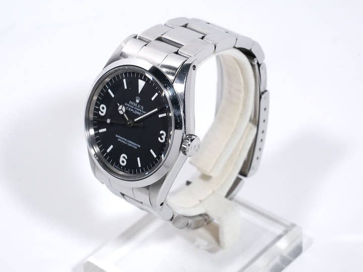 ロレックス エクスプローラーI Ref.1016 ステンレススチール ブラック文字盤 中古 q5q8v6jp