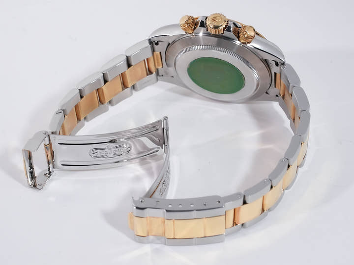 ロレックス デイトナ エルプリメロ Ref.16523G ステンレススチール/イエローゴールド シャンパン×8Pダイヤ文字盤 中古 i4bkyb94