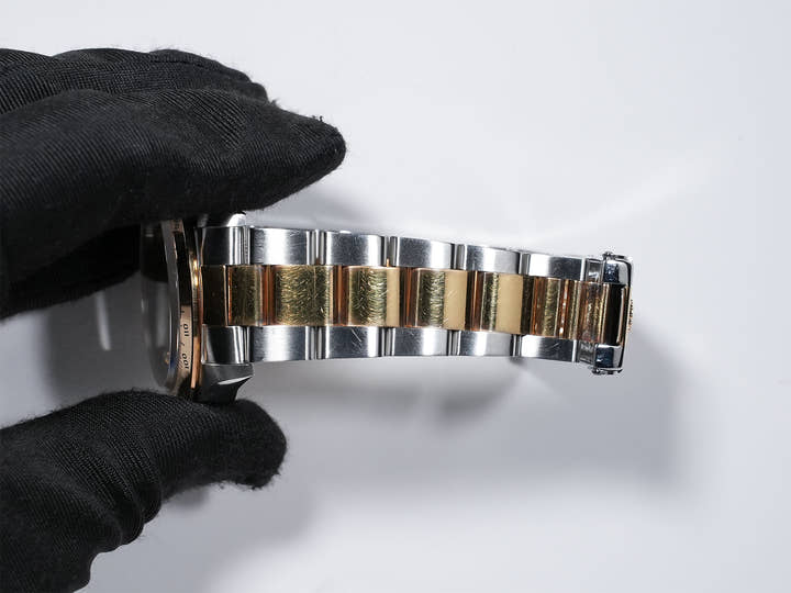 ロレックス デイトナ エルプリメロ Ref.16523G ステンレススチール/イエローゴールド シャンパン×8Pダイヤ文字盤 中古 i4bkyb94