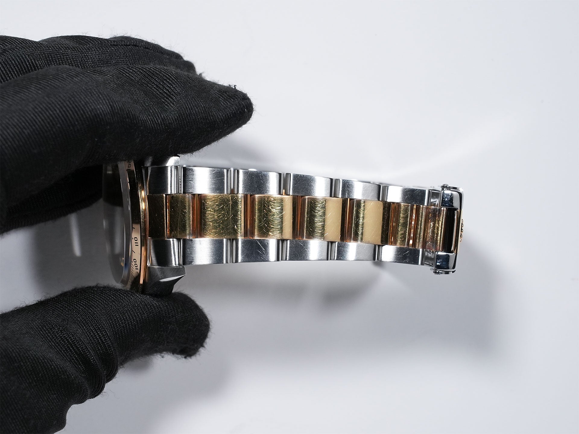 ロレックス デイトナ エルプリメロ Ref.16523G ステンレススチール/イエローゴールド シャンパン×8Pダイヤ文字盤 中古 i4bkyb94