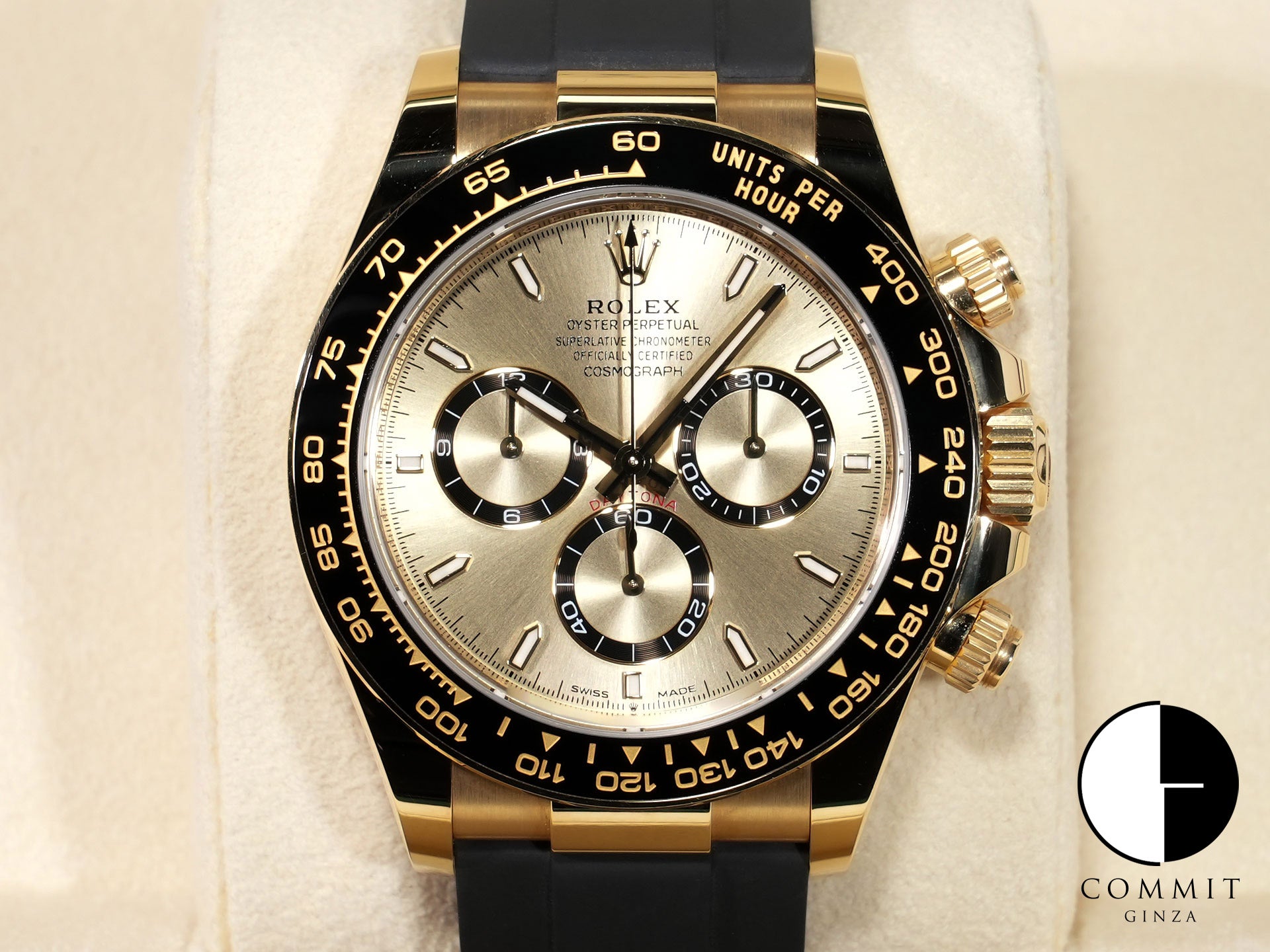 ロレックス デイトナ Ref.126518LN イエローゴールド ゴールデンxカウンターリング ブラック文字盤 美中古 mutaxk6e