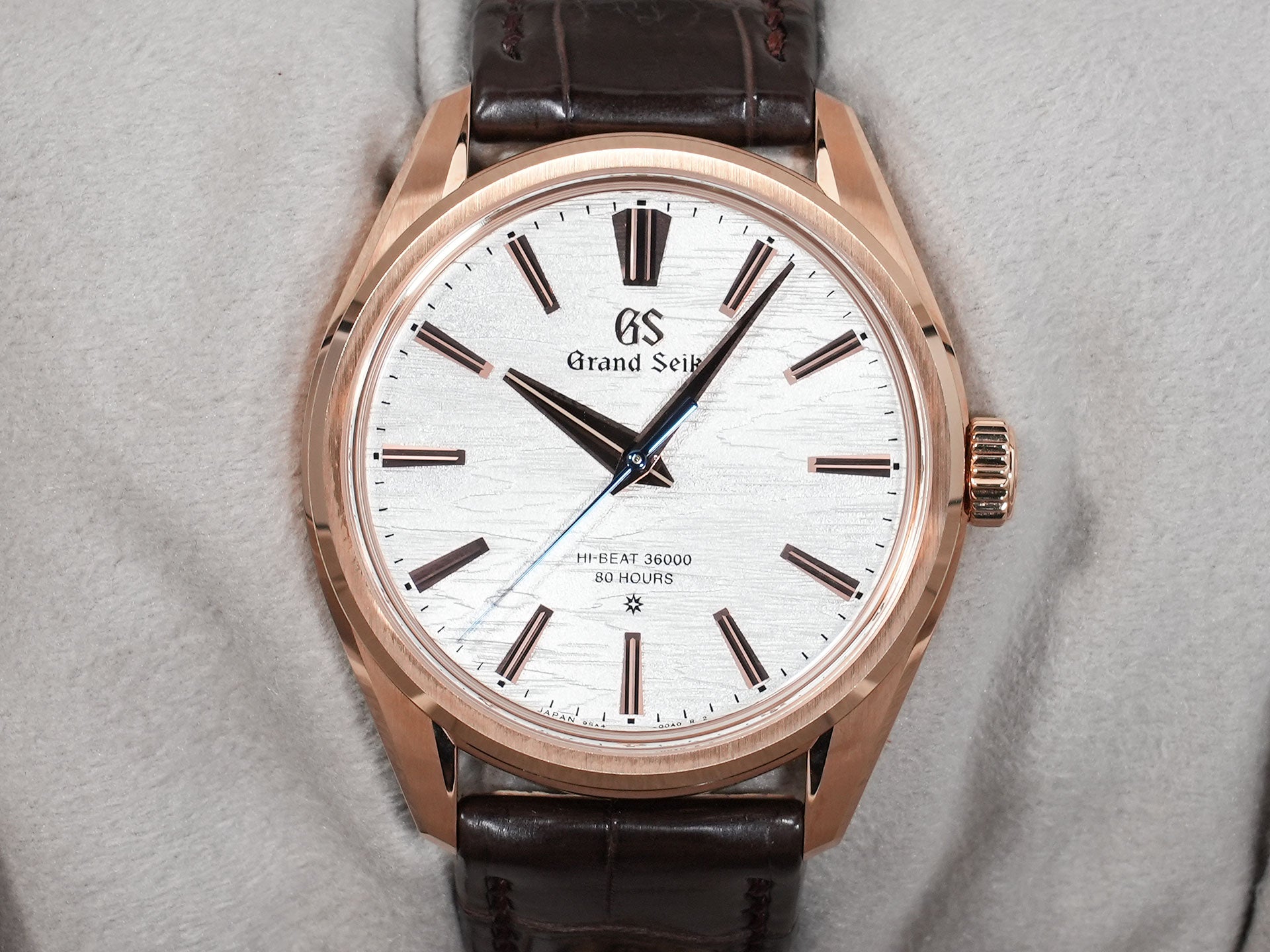 グランドセイコー メカニカルハイビート 36000 80 Hours 限定モデル Ref.SLGW002 ピンクゴールド シルバー文字盤 未使用 r52u3a2y