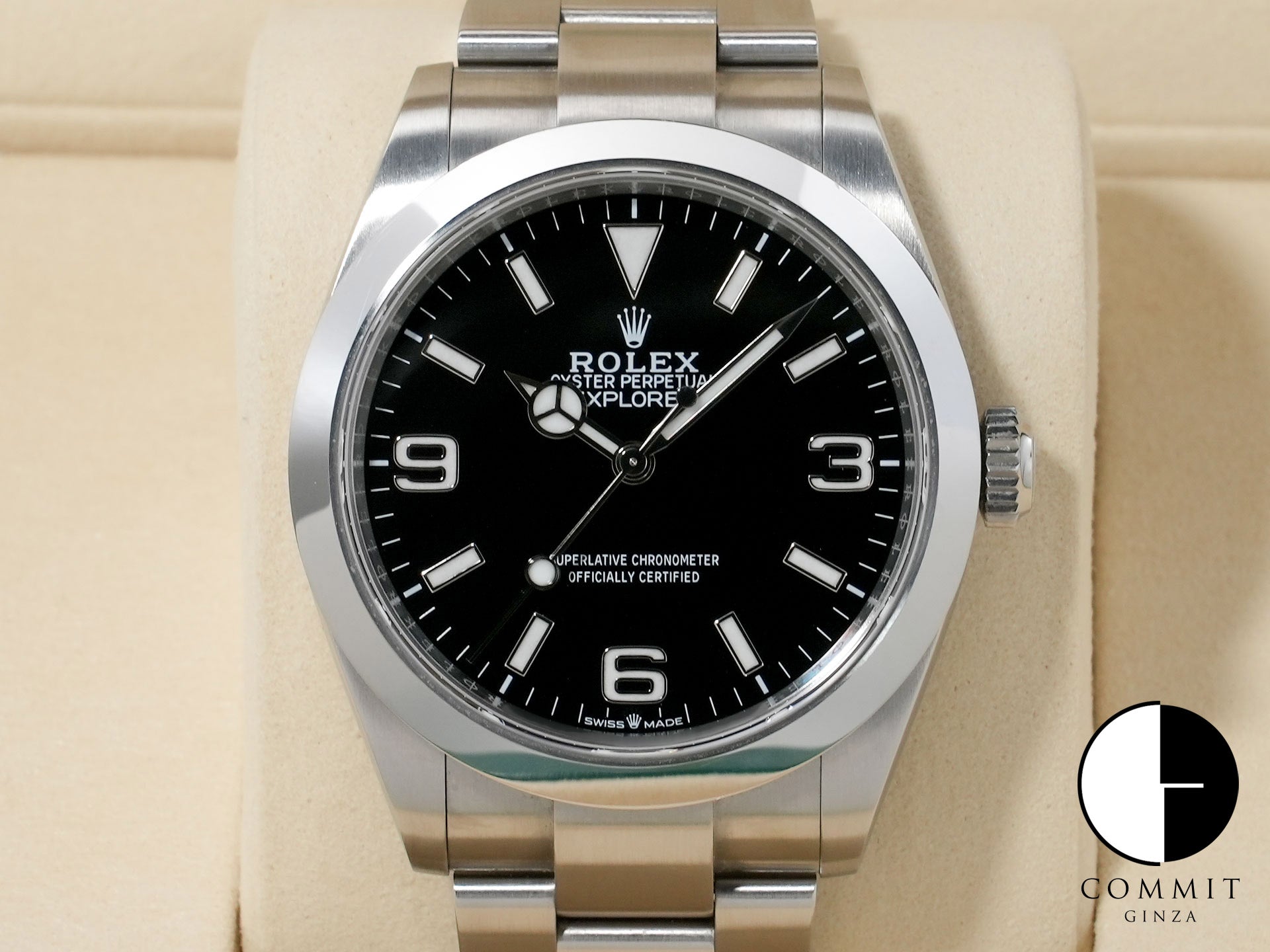 ロレックス エクスプローラー40 Ref.224270 ステンレススチール ブラック文字盤 オイスターブレスレット 中古 avhj2qrx