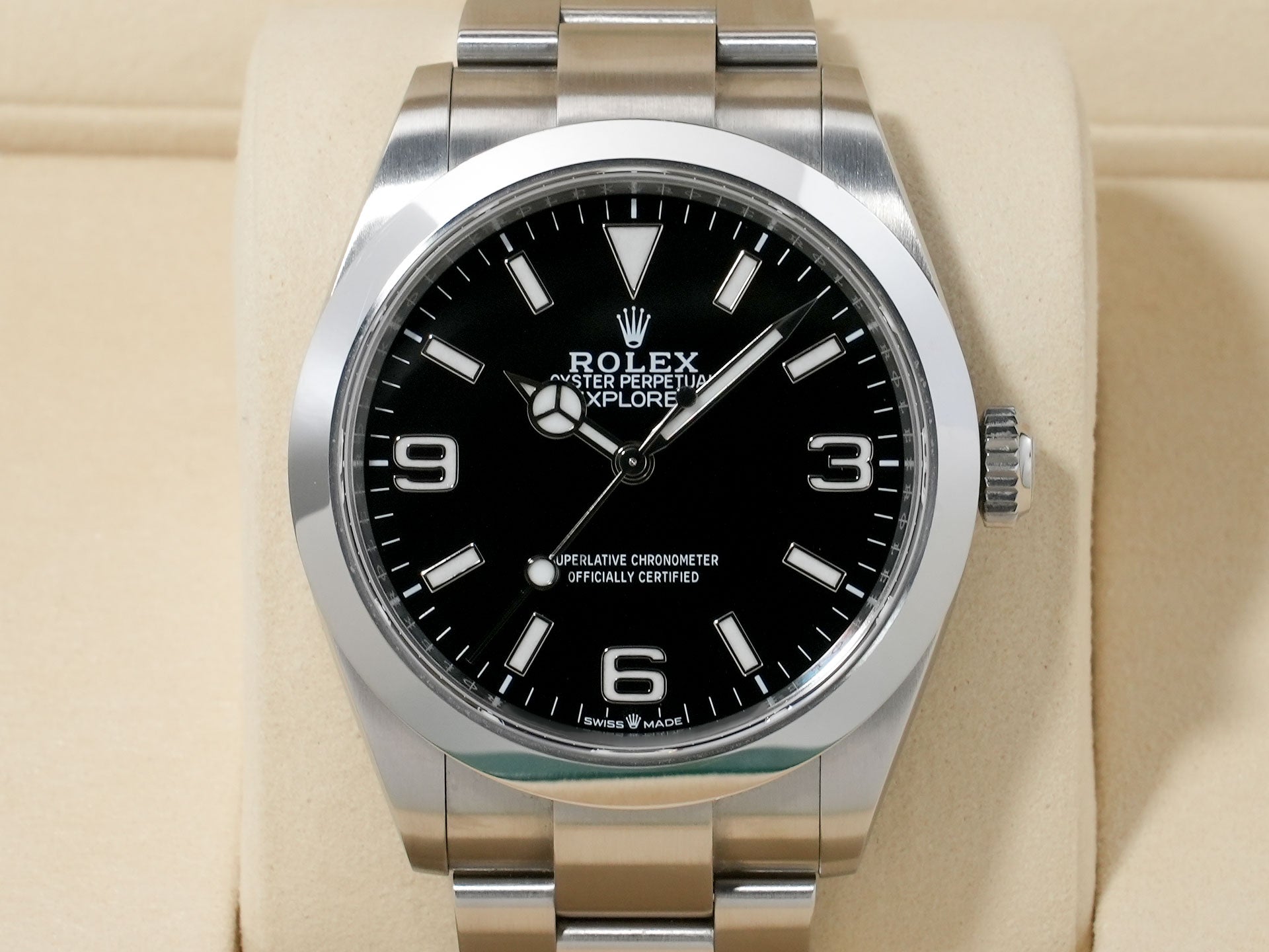 ロレックス エクスプローラー40 Ref.224270 ステンレススチール ブラック文字盤 オイスターブレスレット 中古 avhj2qrx