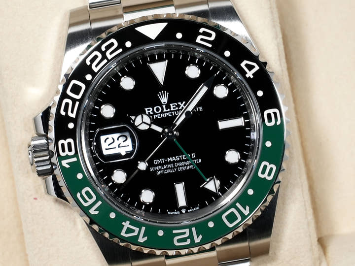 ロレックス GMTマスターII Ref.126720VTNR ステンレススチール ブラック文字盤 オイスターブレスレット 美品 khe2jsm4
