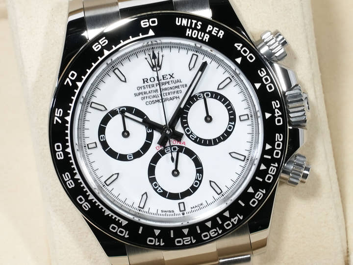 ロレックス デイトナ Ref.126500LN ステンレススチール ホワイト文字盤 未使用 behmkhwr