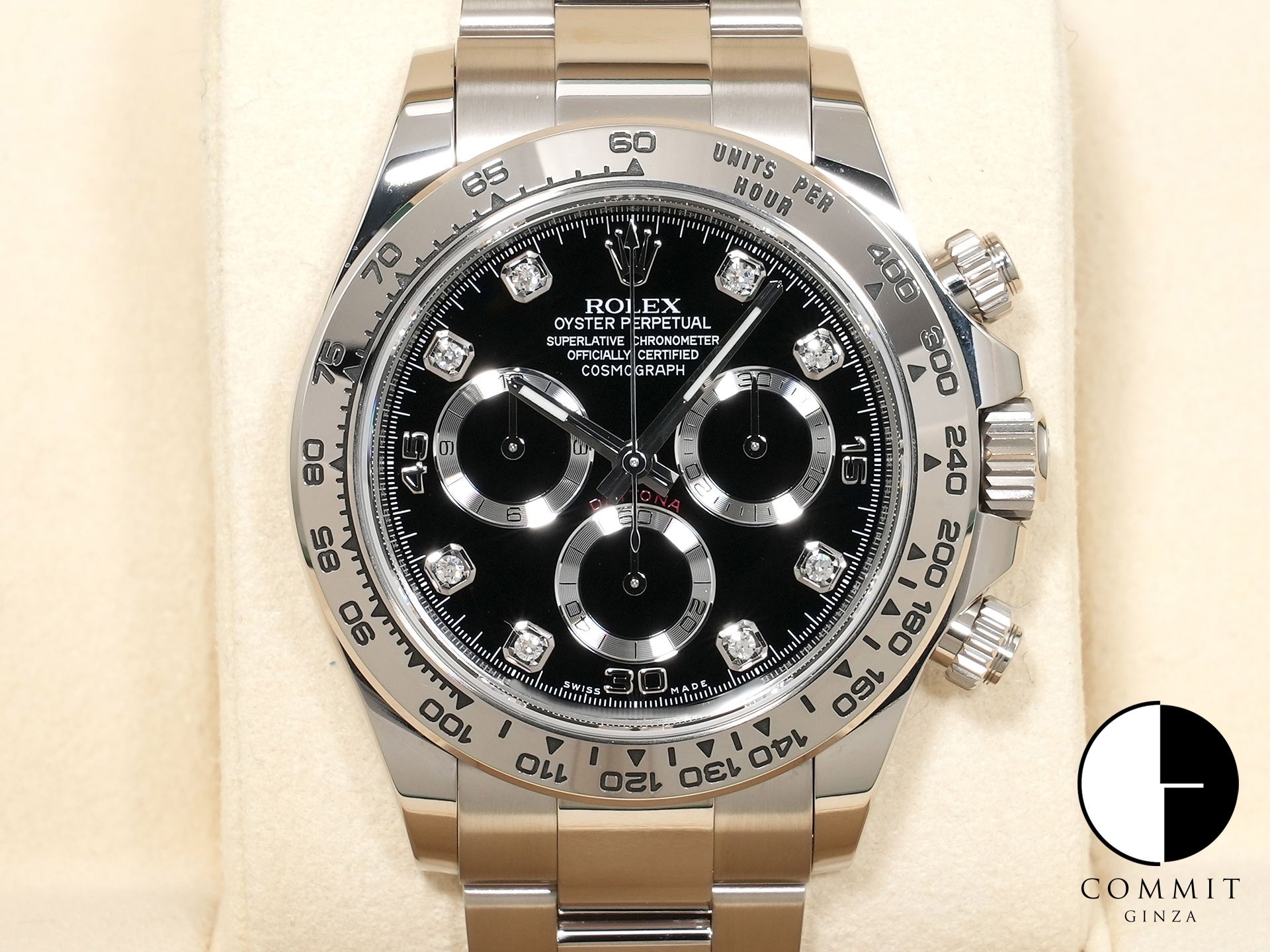 Rolex Daytona Ref. 116509G White Gold Black Dial Excellent Condition oa4pomok